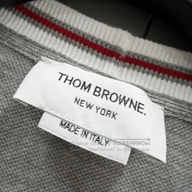 Thom Browne Thom Browne Summer Gray Cotton Midi Dress . Size XXS / US 00 / IT 34 - 3 Thumbnail