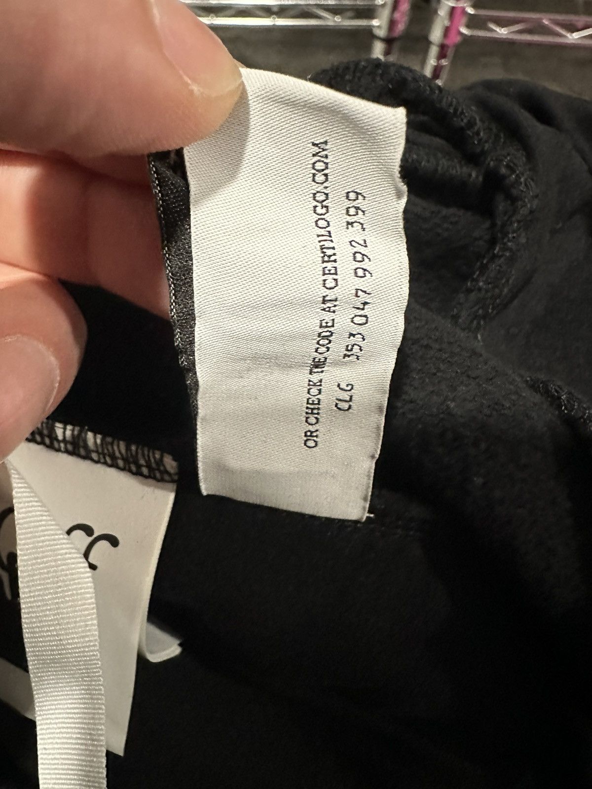 Off-White OFF-WHITE BLACK KNIT DIAGONAL BRUSHED STRIPE DETAIL TRACK Size US 36 / EU 52 - 5 Thumbnail