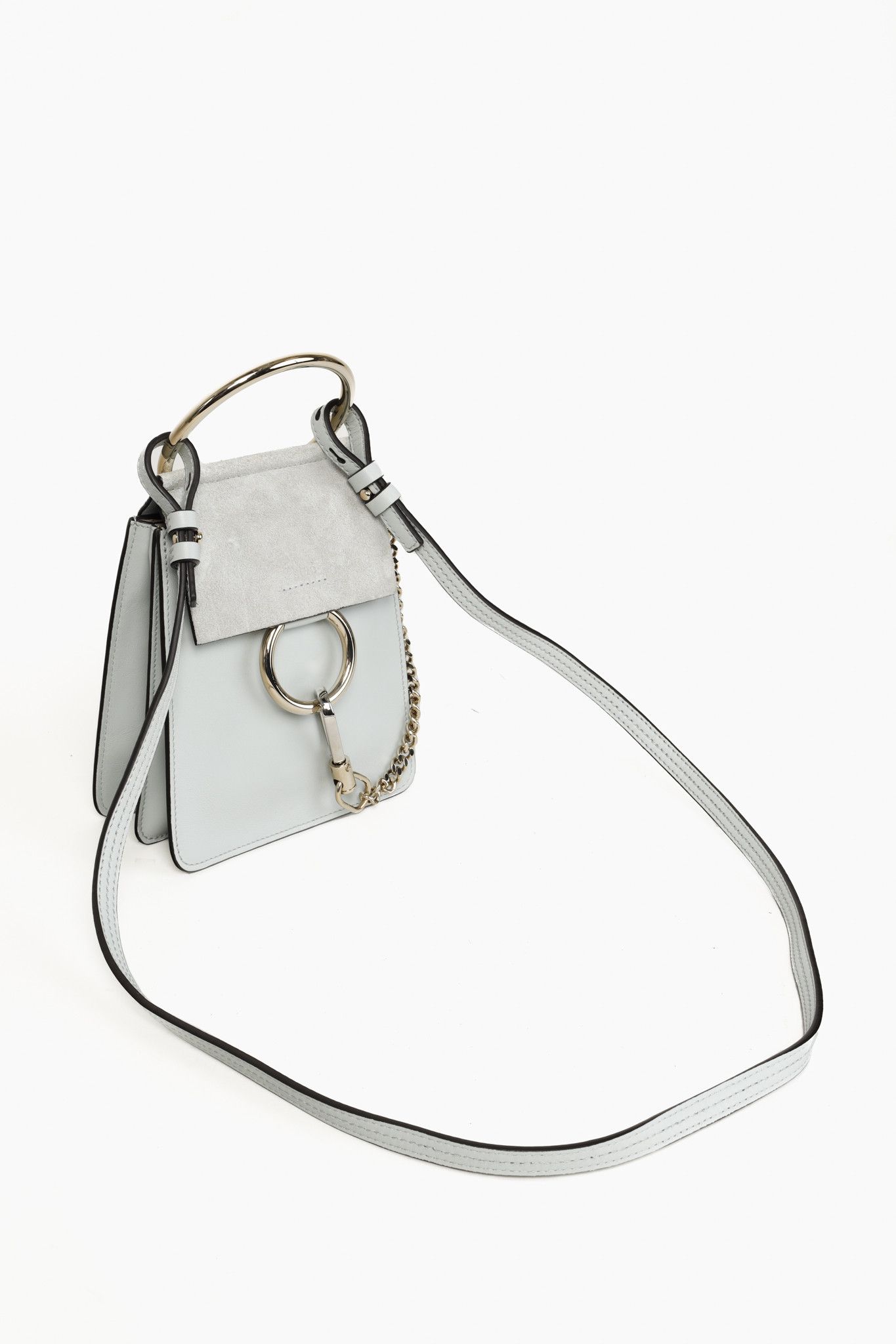 Chloe Chloe Faye Mini Airy Grey Bracelet Ring Bag Size ONE SIZE - 7 Thumbnail