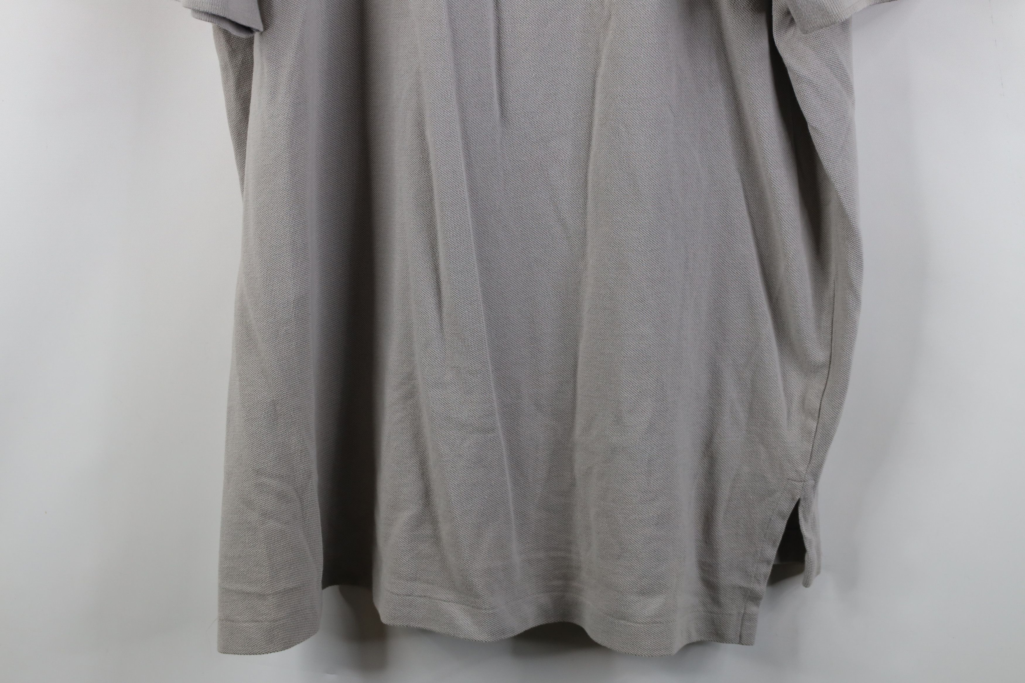 Ralph Lauren Deadstock Vintage 90s Ralph Lauren Knit Golf Polo Shirt Gray Size US XXL / EU 58 / 5 - 14 Thumbnail