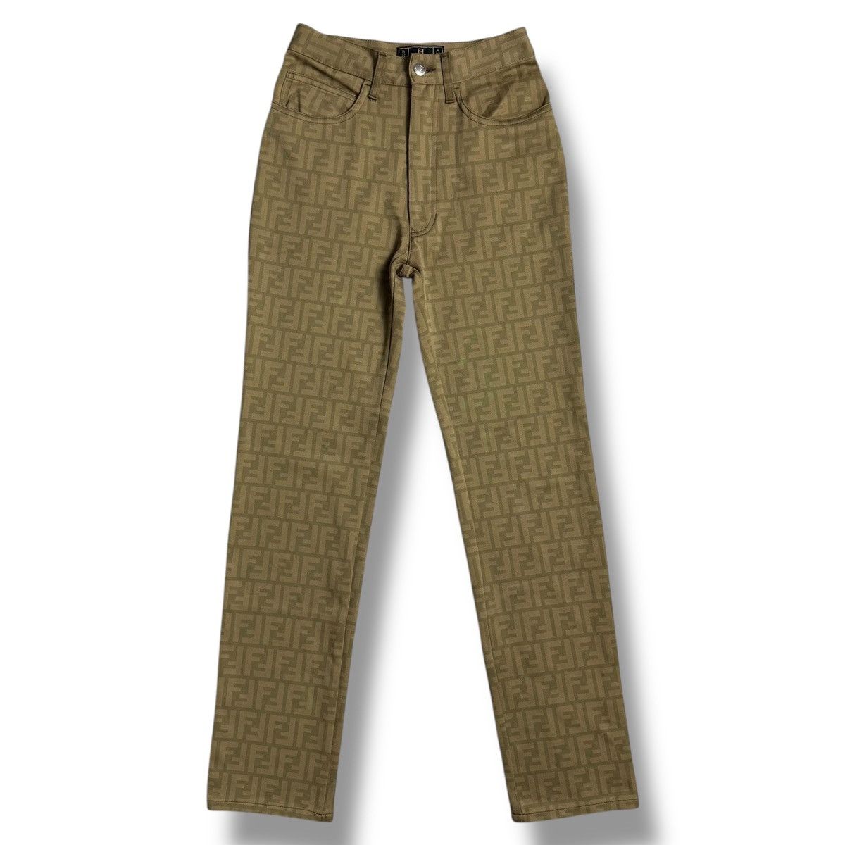 Fendi Fendi Zucca Monogram Pants Size 28" / US 6 / IT 42 - 1 Thumbnail