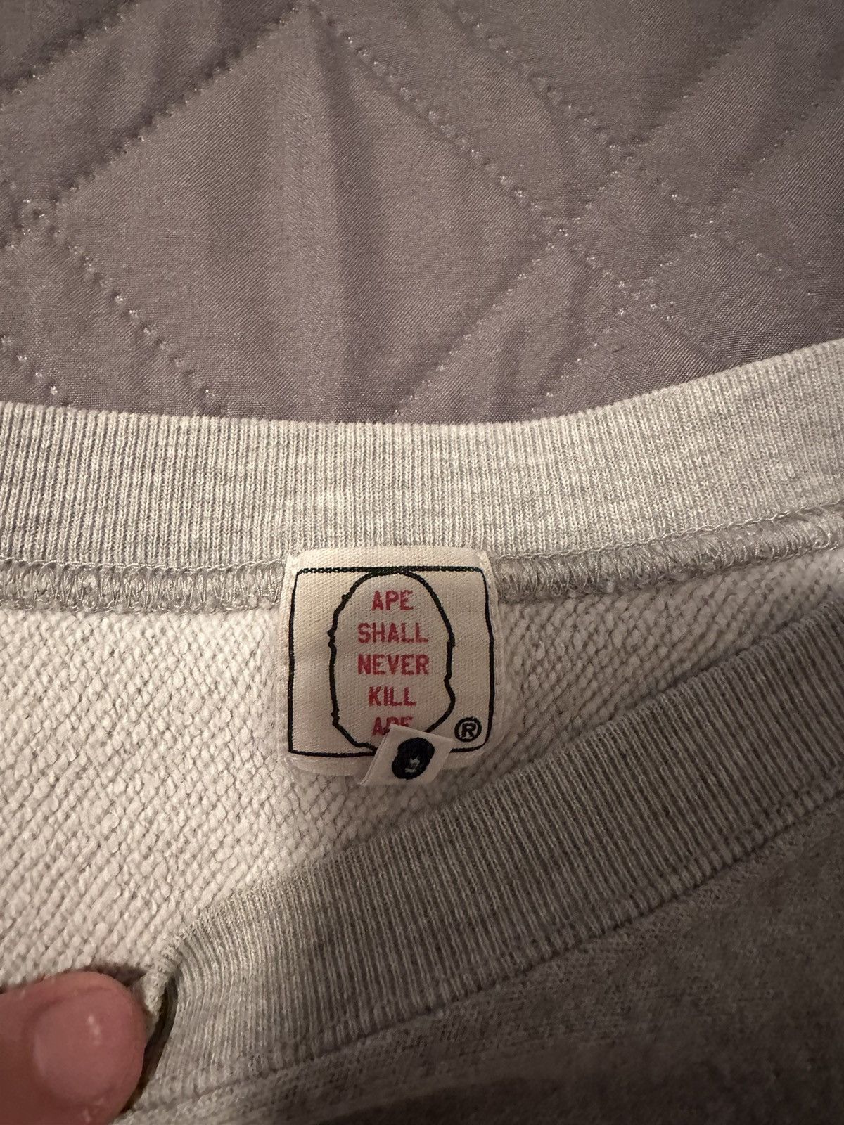 Bape Bathing Ape Grey Hoodie Size US XL / EU 56 / 4 - 5 Thumbnail
