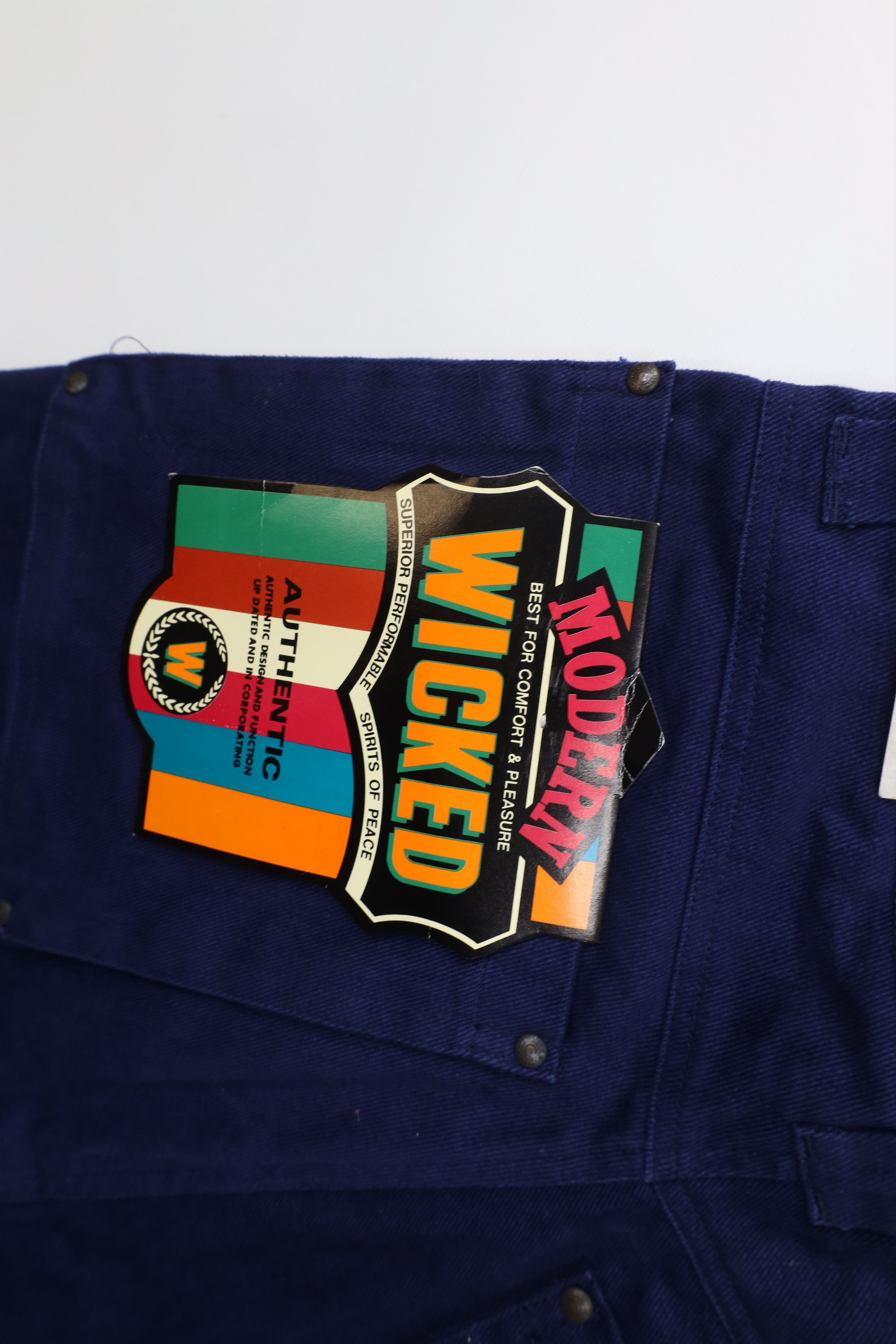 Vintage Deadstock Vintage 90s Streetwear Trim Skateboard Jeans Size US 31 - 15 Thumbnail