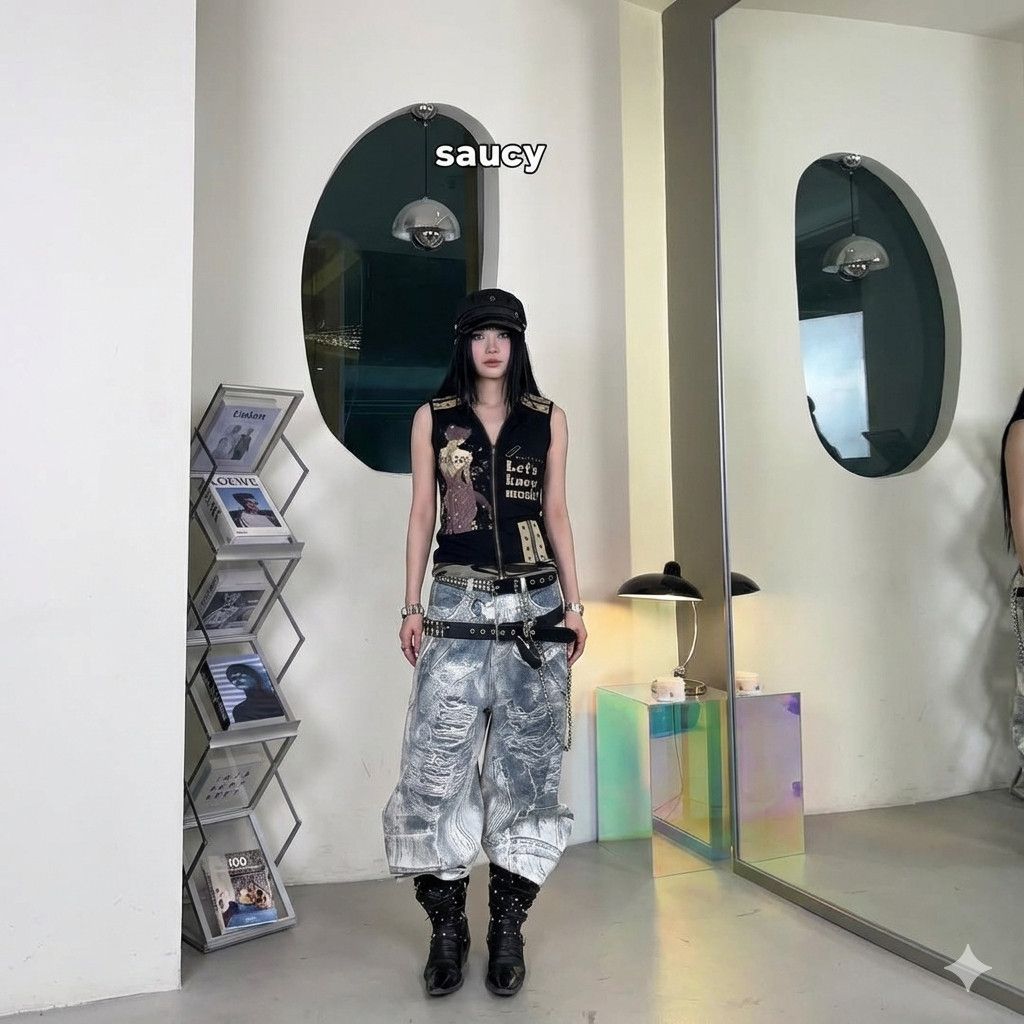 Japanese Brand Harajuku Sleeveless camo jacket gothic modern style Size M / US 6-8 / IT 42-44 - 1 Thumbnail