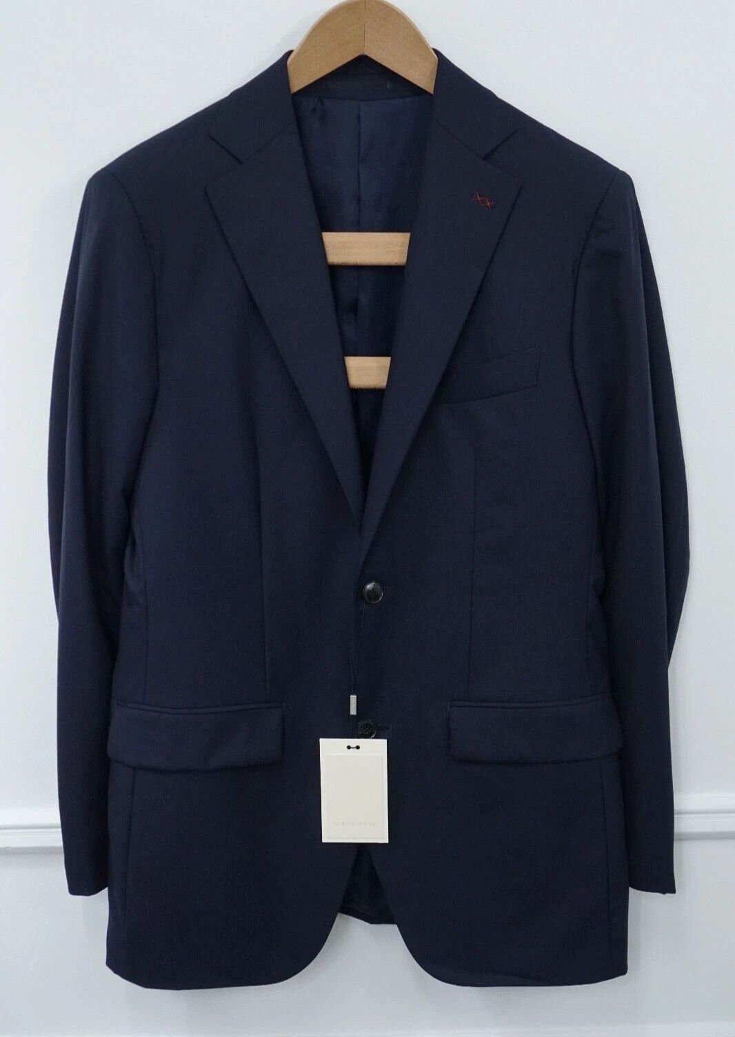Suitsupply Men Suitsupply Blazer Lazio Merino Navy Holland Sherry US38L Size 38L - 1 Thumbnail