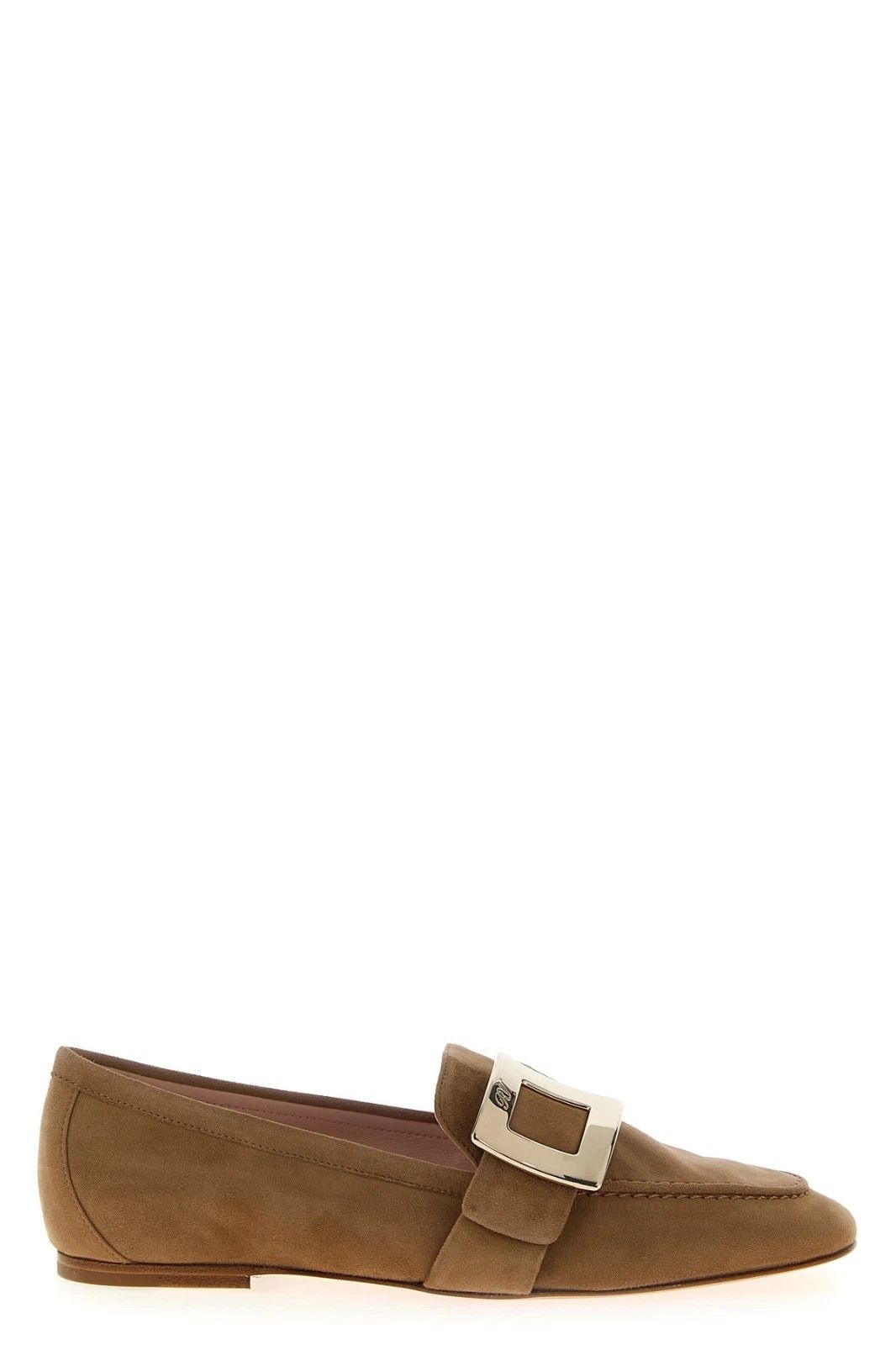 ROGER VIVIER Brown Suede Loafers New & Authentic