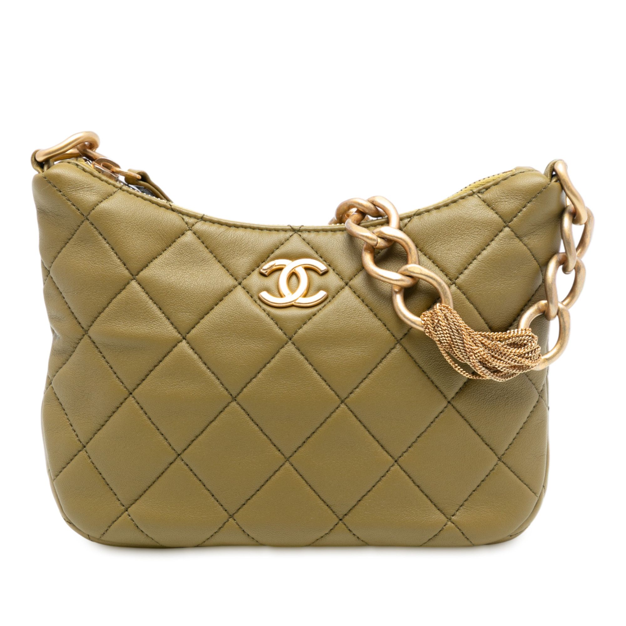 Chanel Chanel Paris Dakar Quilted Lambskin Mixed Chain Hobo Size ONE SIZE - 1 Thumbnail