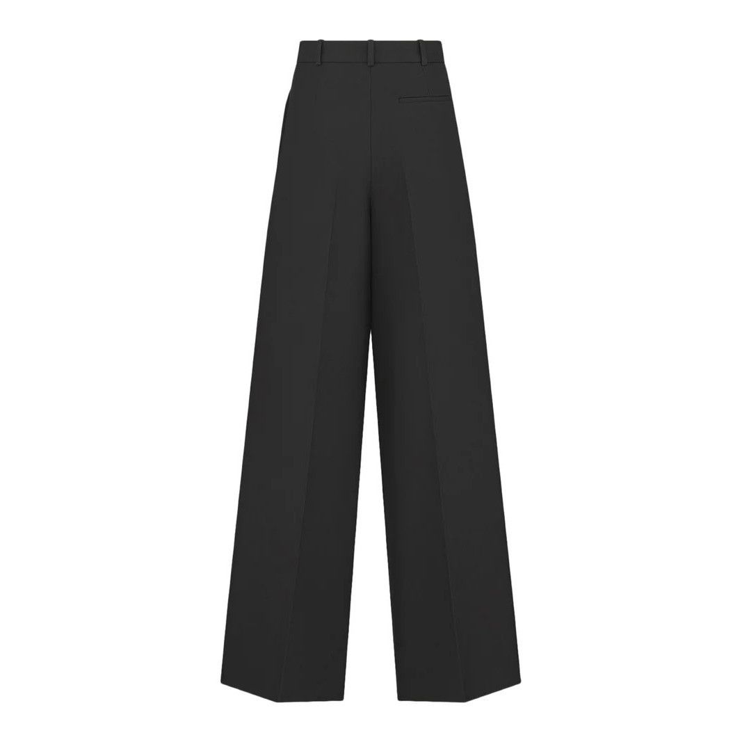 Dior DIOR $3000 Black Wool Flared Pants New & Authentic (Men's si Size 25" / US 0 / IT 36 - 2 Thumbnail