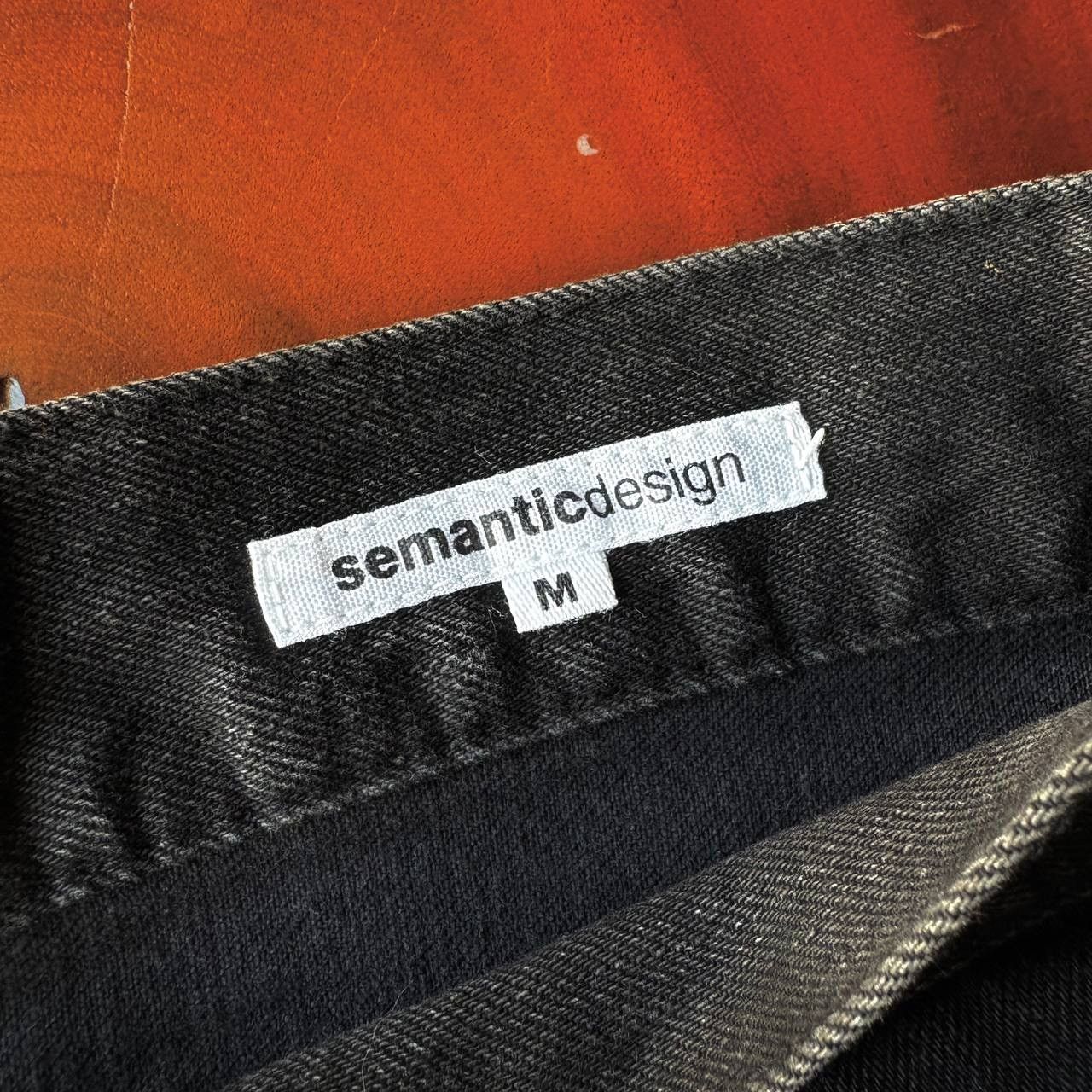 semanticdesign Semantic Design Acid Wash Bleach Flared Black Jeans Pants Size US 32 / EU 48 - 16 Thumbnail