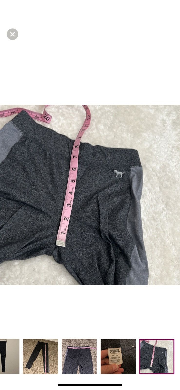 Victoria's Secret Pink Victoria’s Secret XS two toned leggings Size 26" / US 2 / IT 38 - 7 Thumbnail