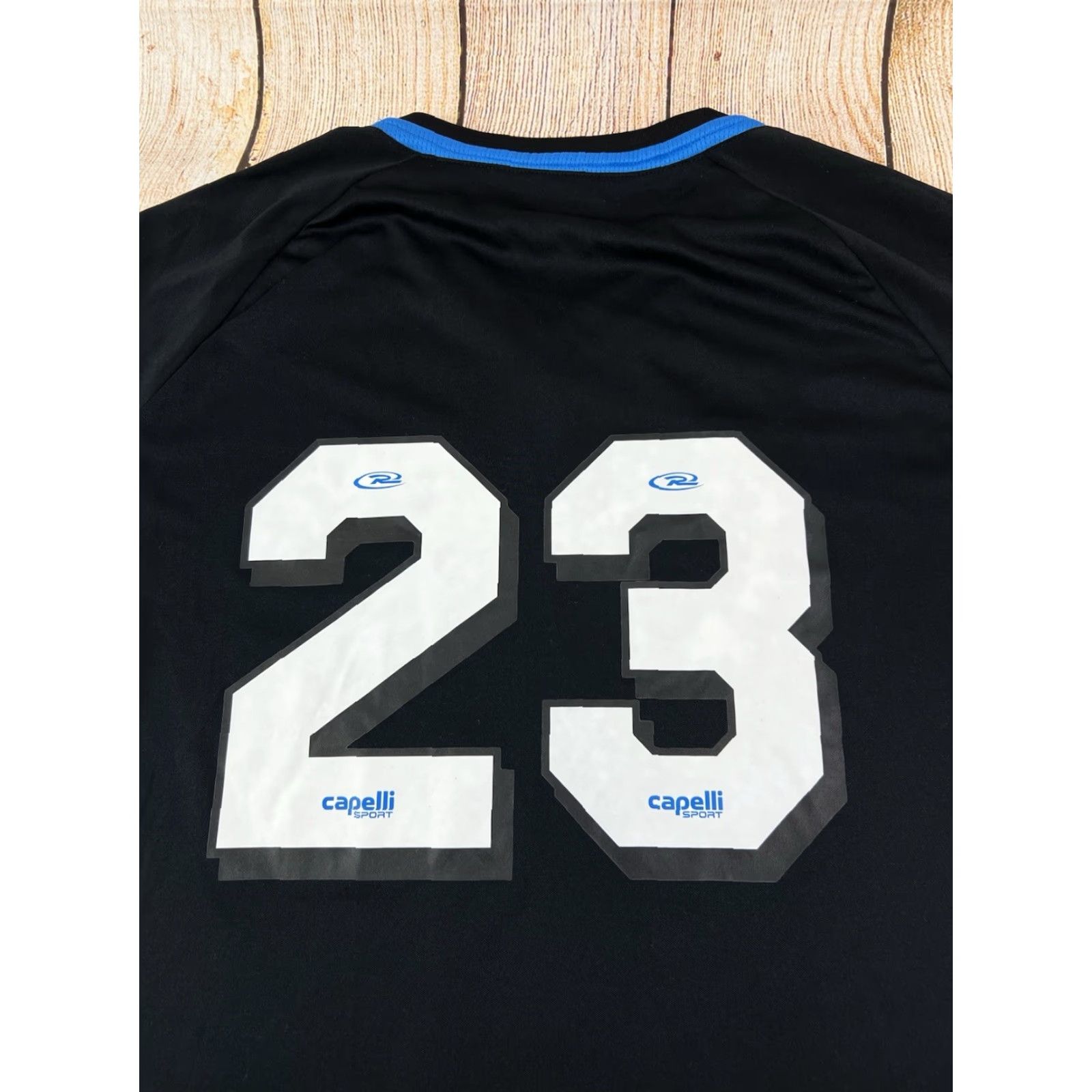 Vintage Capelli Sport Jersey Women Large Black Soccer #23 Size L / US 10 / IT 46 - 6 Thumbnail