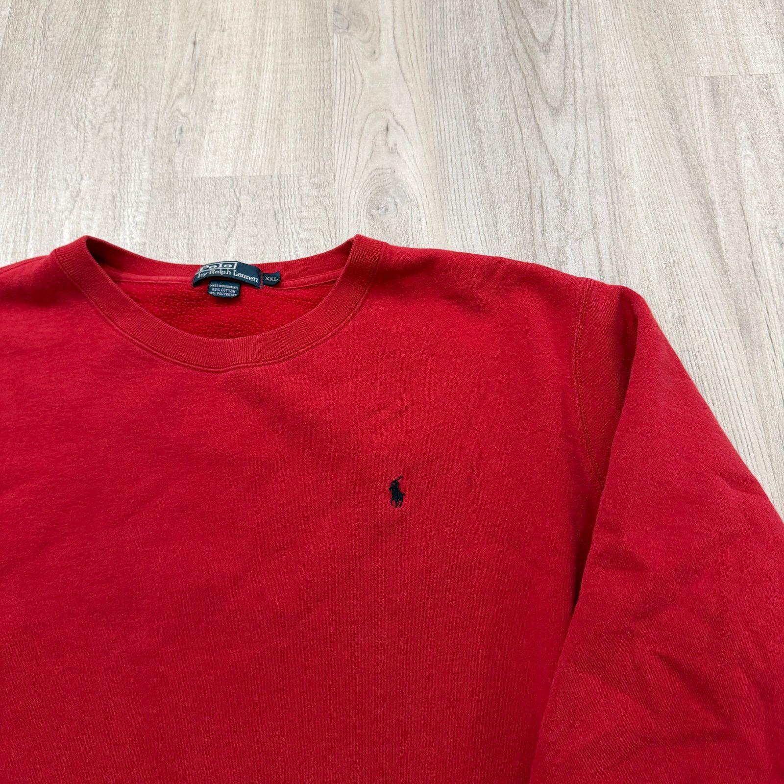 Polo Ralph Lauren Vintage Polo Ralph Lauren Sweatshirt Men's 2XL Red Crewneck Size US XXL / EU 58 / 5 - 3 Thumbnail
