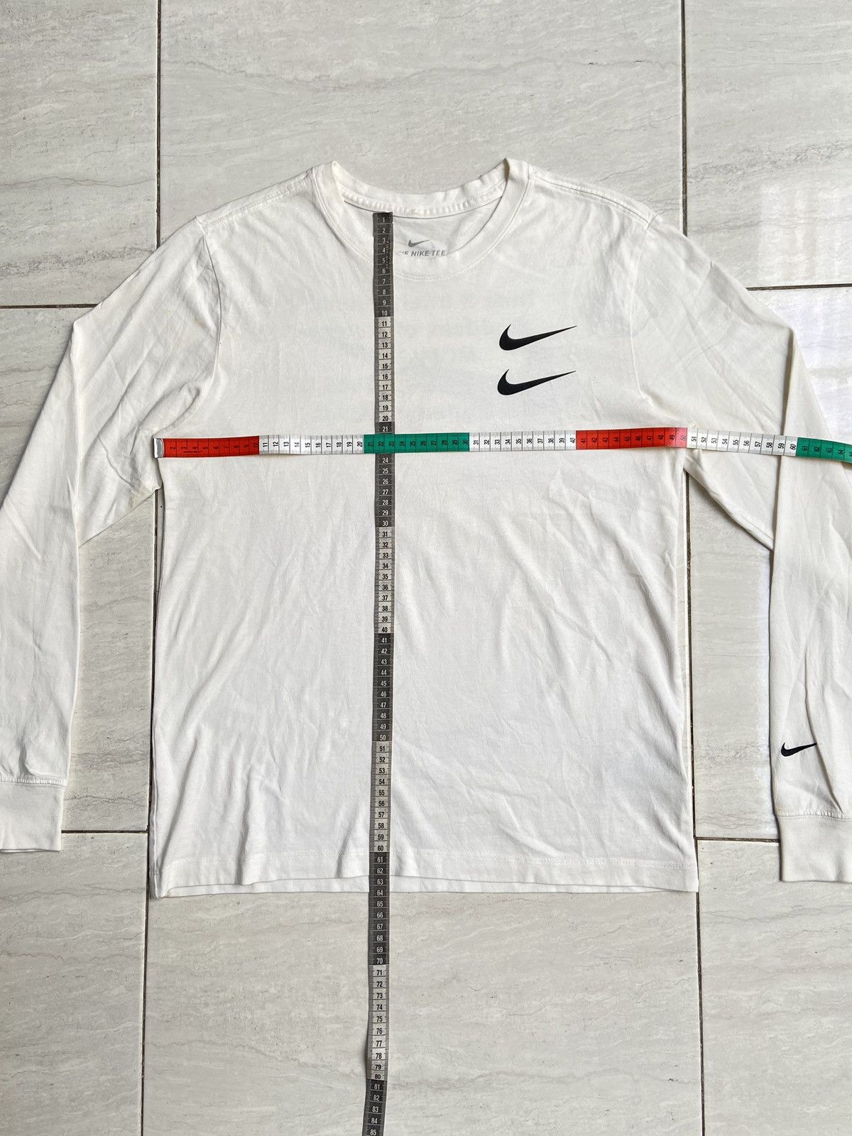 Nike THE NIKE TEE White Long T-shirt Size US S / EU 44-46 / 1 - 2 Thumbnail