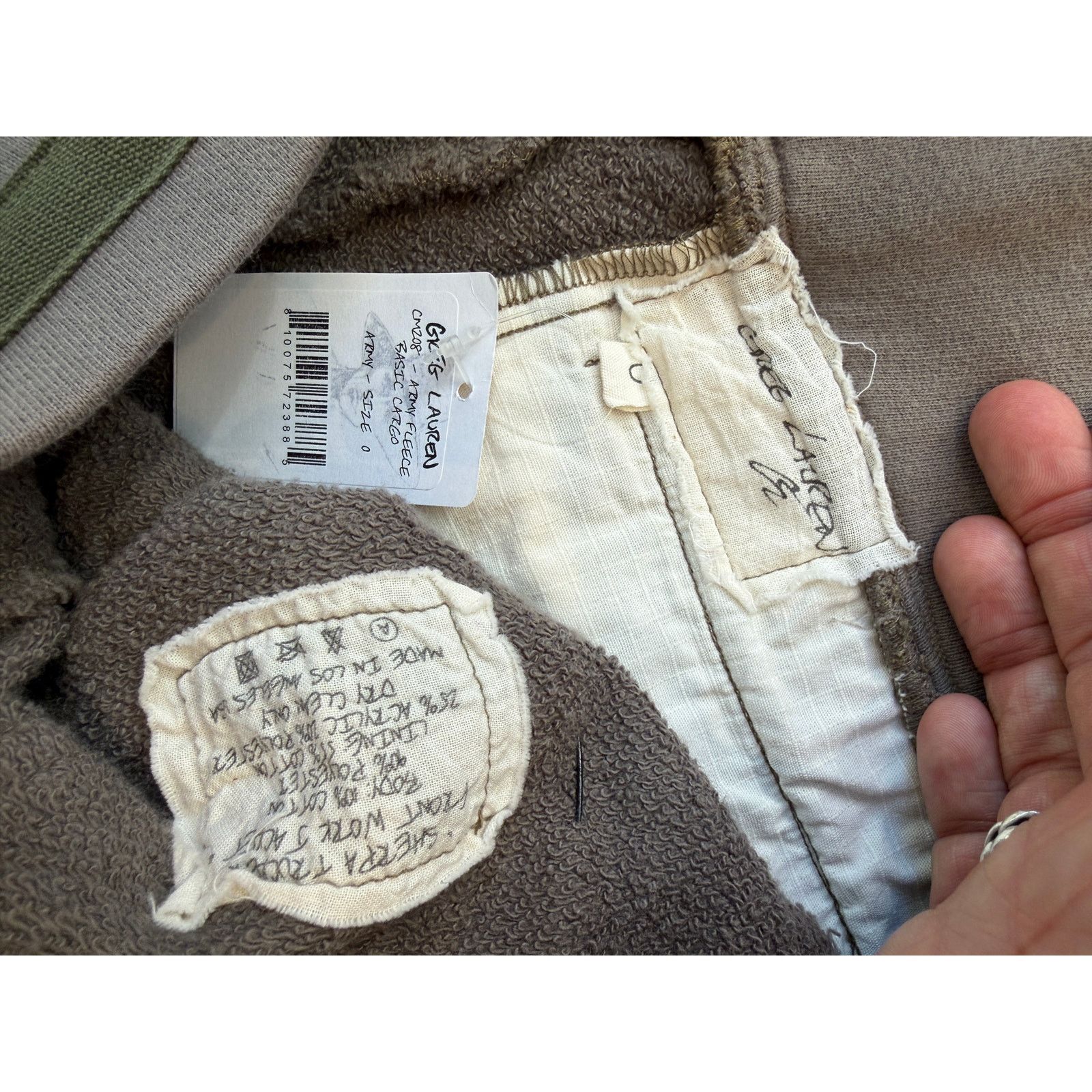 Greg Lauren Greg Lauren Army Fleece Basic Cargo Size US 28 / EU 44 - 3 Thumbnail