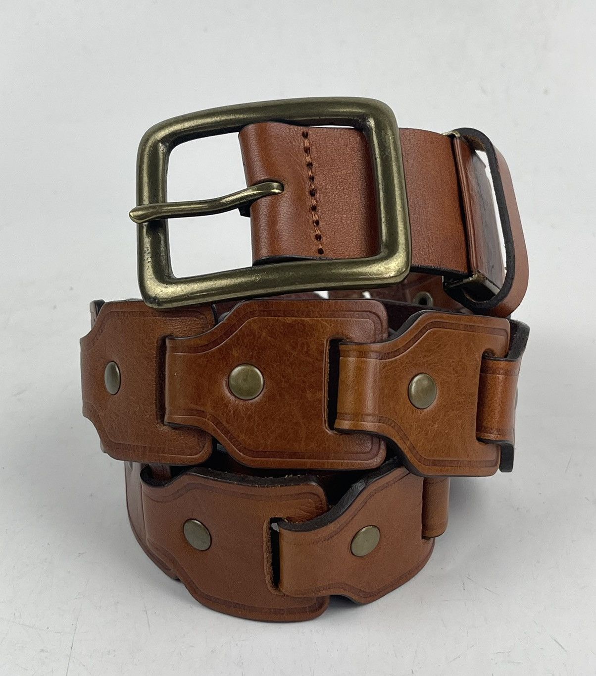 Seditionaries custom made super rare design leather belt tc36 Size 34 - 1 Thumbnail