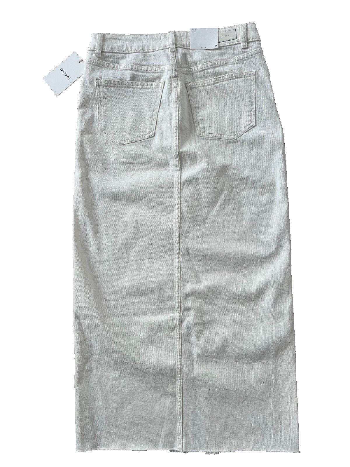 DL1961 DL1961 Asra Maxi Slit Denim Skirt Ecru ( 26 ) Size 26" / US 2 / IT 38 - 7 Thumbnail