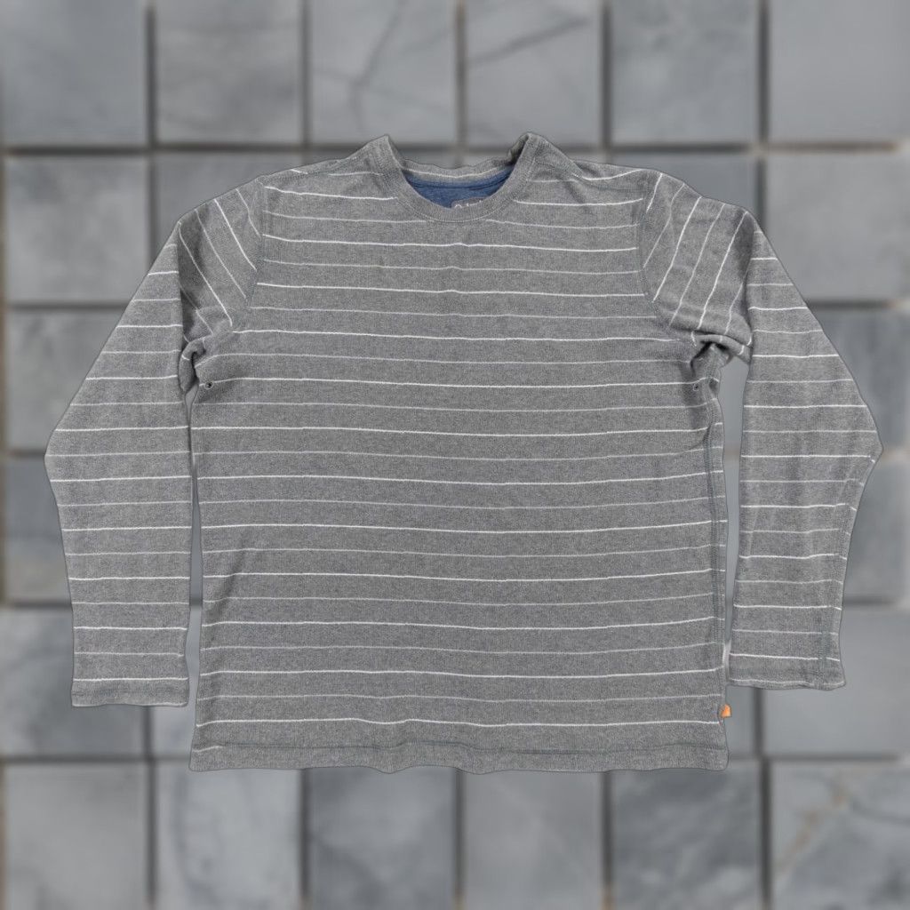 Quiksilver VINTAGE Quiksilver Ribbed Knit Long Sleeve Shirt Adult Medium Gray Surf Mens Size US M / EU 48-50 / 2 - 1 Thumbnail