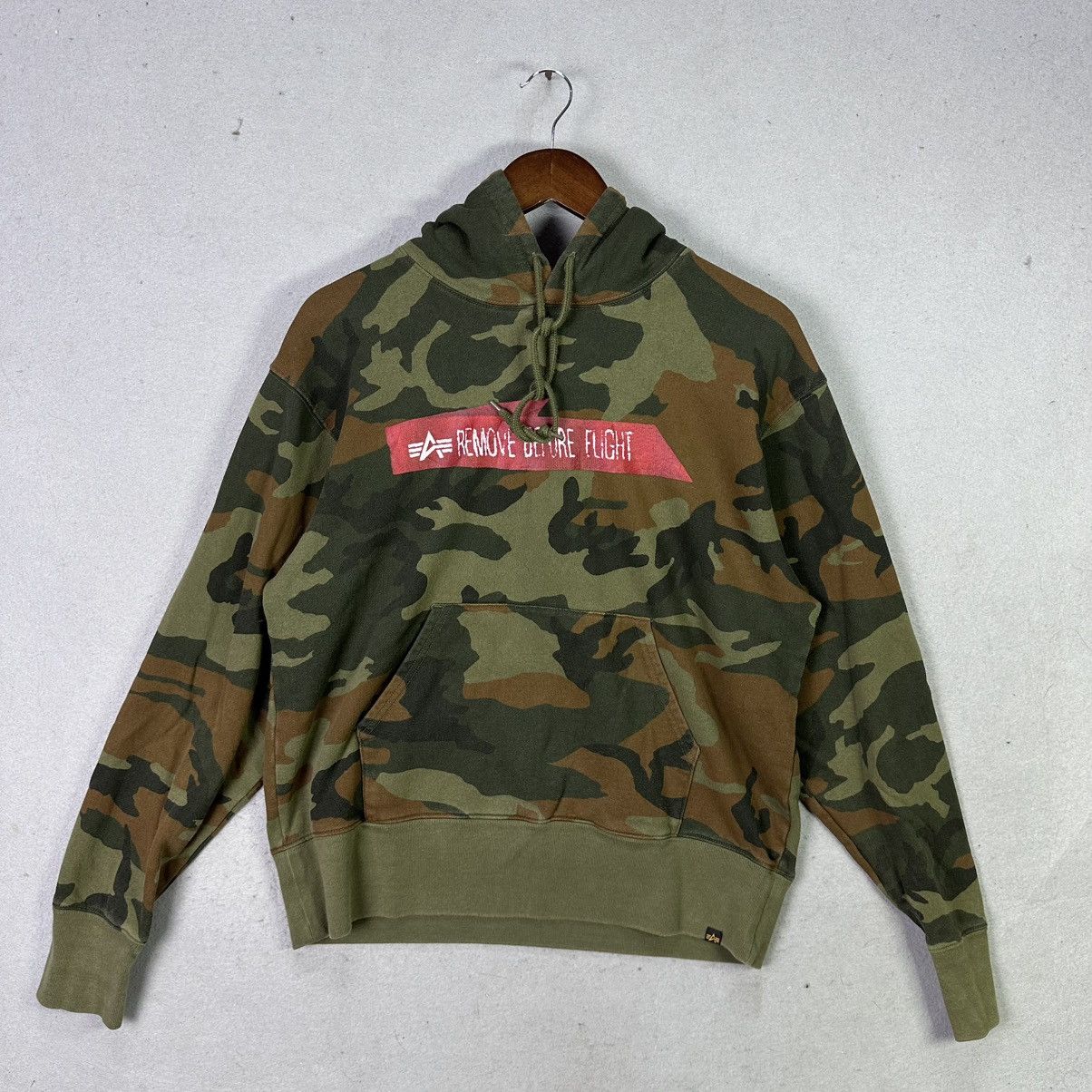 Alpha Industries Alpha Industries Camouflage Hoodie Size US M / EU 48-50 / 2 - 1 Thumbnail