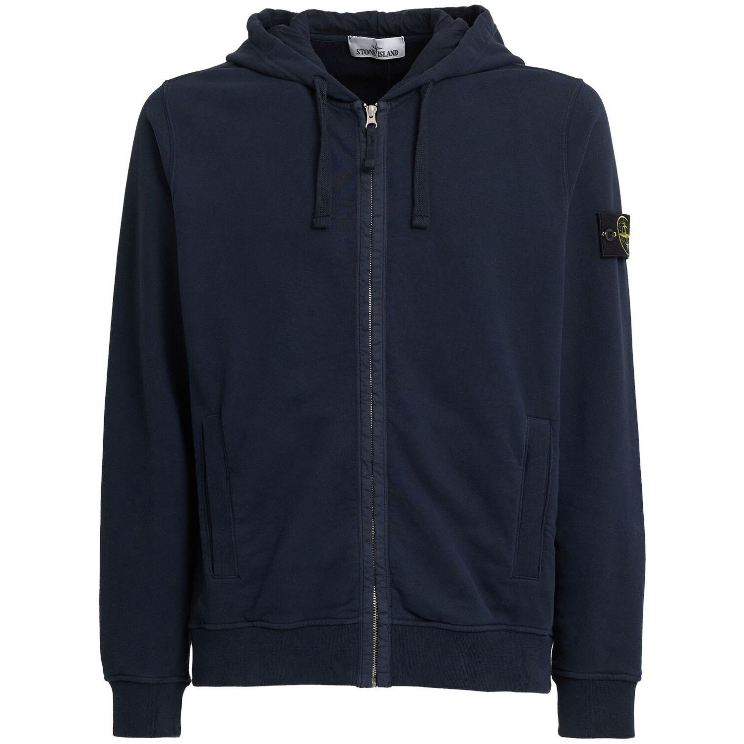 STONE ISLAND Navy Cotton Hoodie New & Authentic (Men's size: