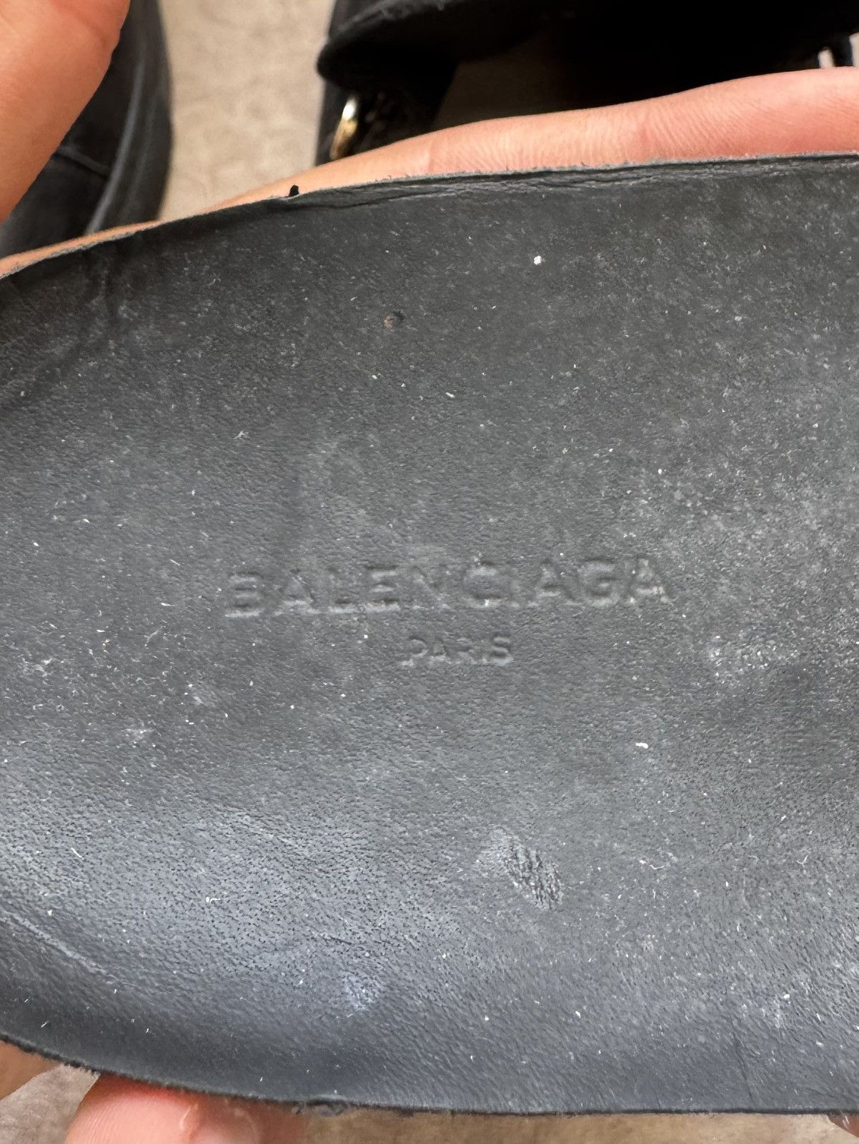 Balenciaga Balenciaga Arena Black Leather Gold Hardware Low-top Size US 9 / EU 42 - 13 Thumbnail