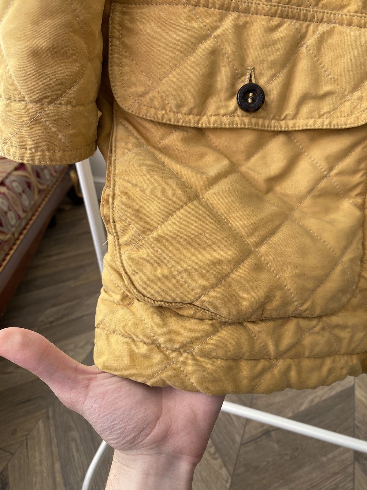 Burberry Vintage Burberry Nova Check Quilted Yellow Jacket Size US L / EU 52-54 / 3 - 9 Thumbnail