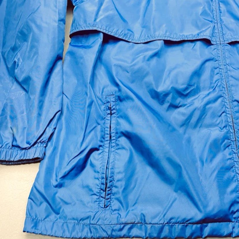 Vintage VINTAGE Woolrich Hooded Nylon Windbreaker Men's 2XL Blue Rain Jacket 90s 8213 Size US XXL / EU 58 / 5 - 3 Thumbnail