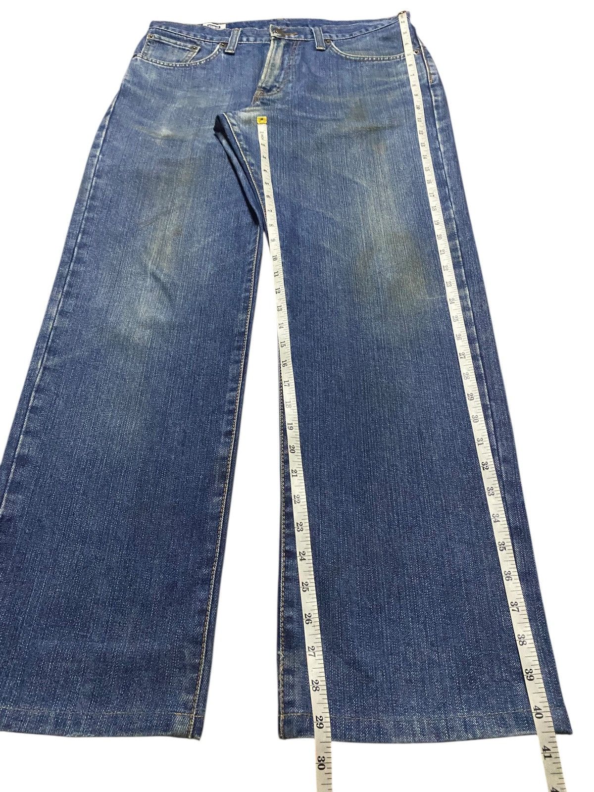 Junya Watanabe Vintage Japanese Brand Edwin 404 Grunge Distressed Loose Size US 34 / EU 50 - 13 Thumbnail