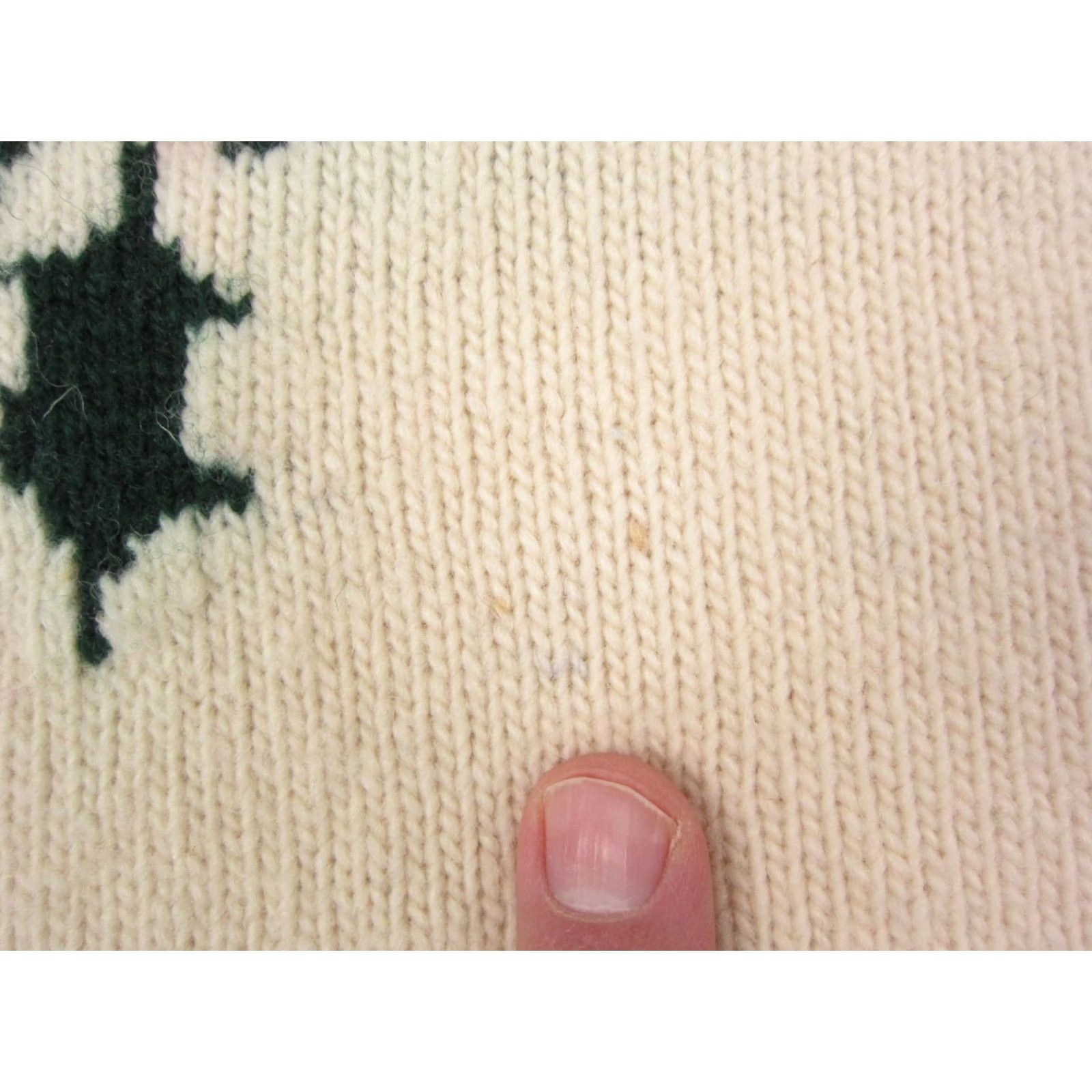 Vintage VINTAGE St Marys Woolens Sweater Womens 34 Creme Wool Handloomed 80s Size XXS / US 00 / IT 34 - 6 Thumbnail