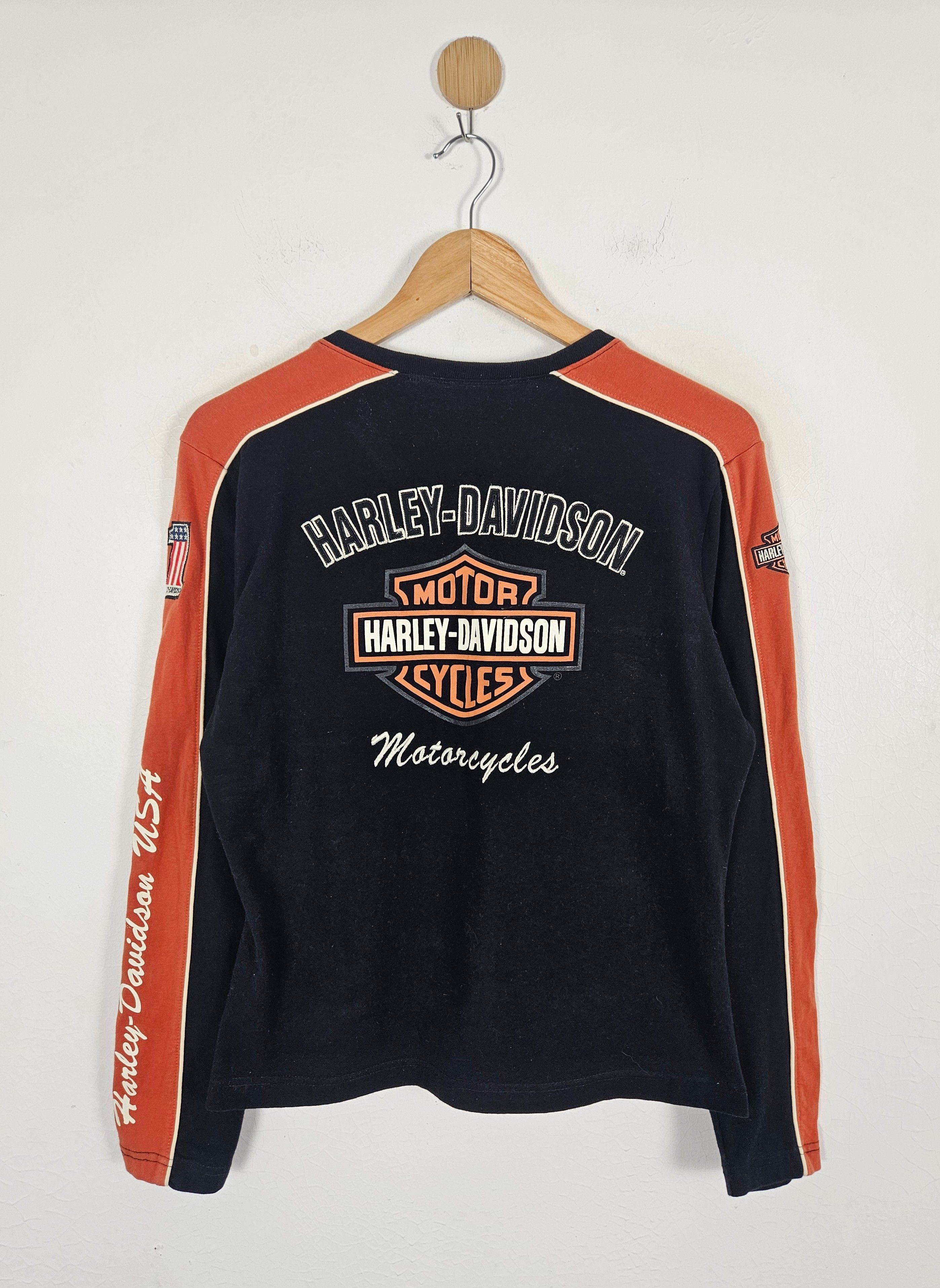 Harley Davidson × Vintage Vintage Harley Davidson motorcycle shirt Size M / US 6-8 / IT 42-44 - 2 Thumbnail