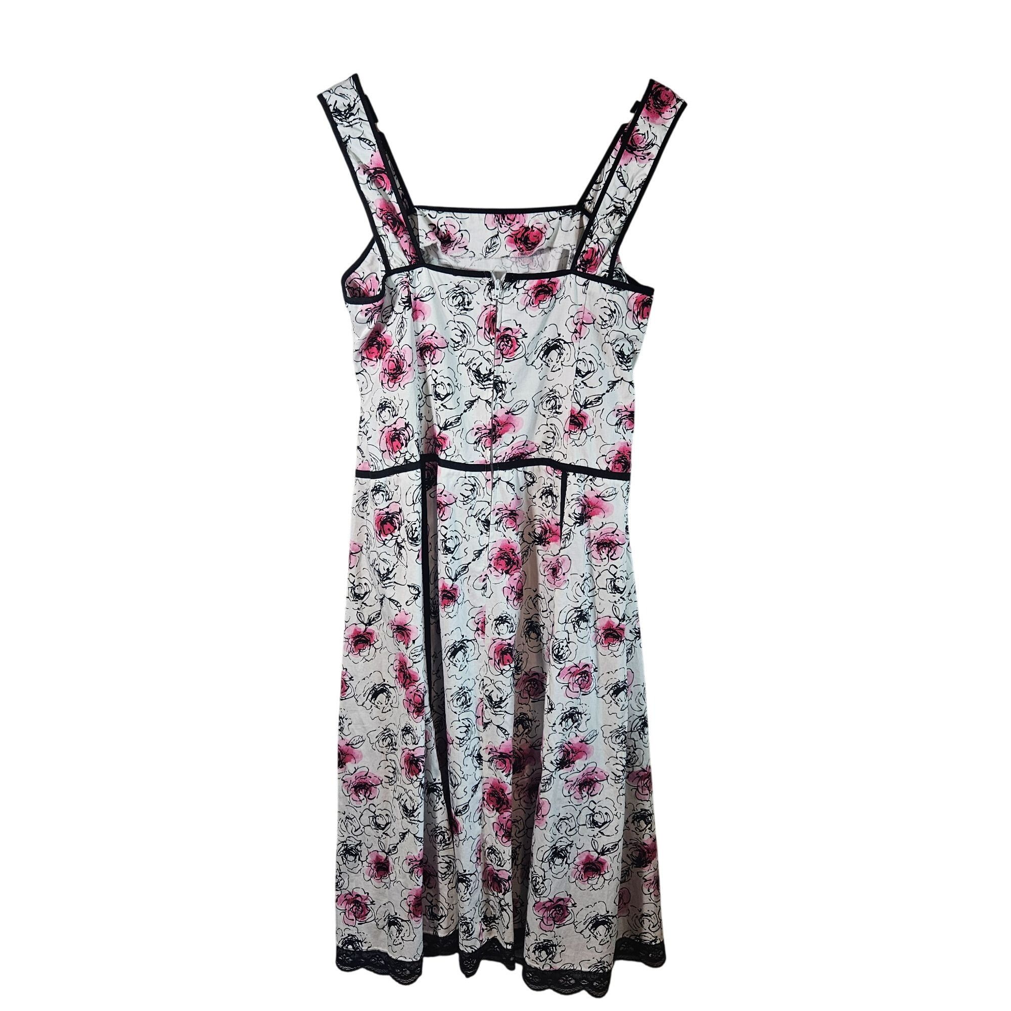 Other Sag Harbor Woman Rose Print Dress Size 12 Romantic Cottageco Size XL / US 12-14 / IT 48-50 - 3 Thumbnail