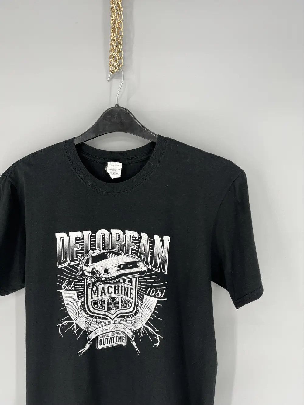 Band Tees Reprint Back To The Future DeLorean Car Movie Shirt Size US L / EU 52-54 / 3 - 5 Thumbnail