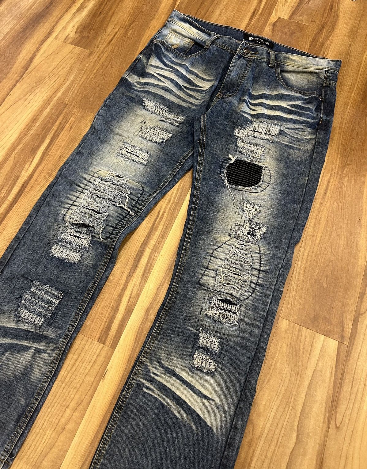Rocawear Rocawear Patchwork jeans Size US 38 / EU 54 - 3 Thumbnail