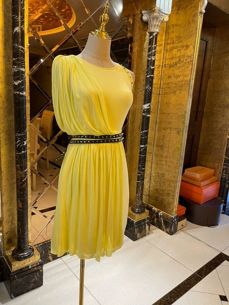 Versace Versace Heavy mesh patchwork willow nail dress Size M / US 6-8 / IT 42-44 - 3 Thumbnail
