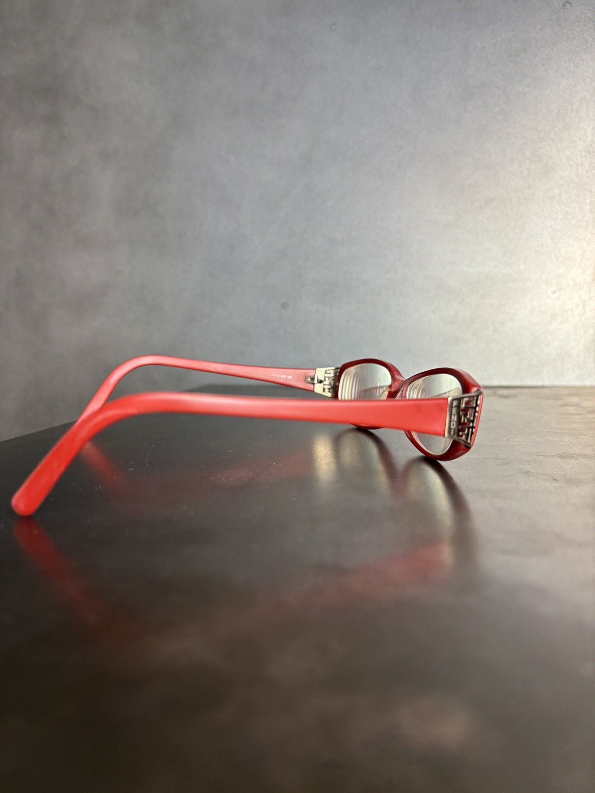 Fendi 2006 Fendi Glasses Vintage Frames F697 Red Y2K Oval Cat Eye Size ONE SIZE - 6 Thumbnail