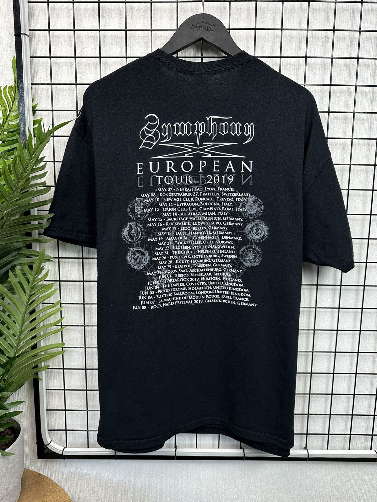 Band Tees Symphony X Underworld Album Promo Tour T-Shirt Men XXL Black Size US XXL / EU 58 / 5 - 11 Thumbnail