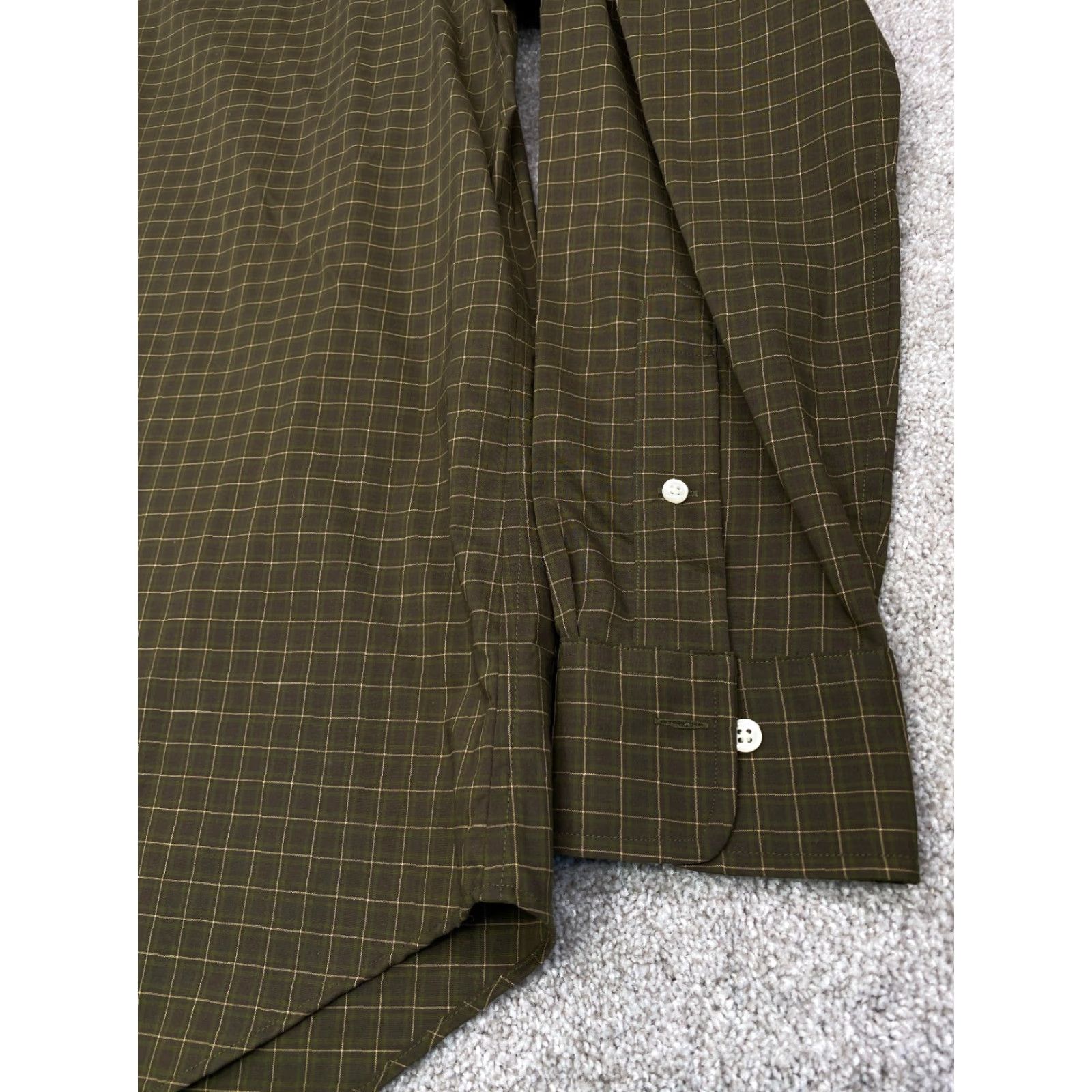 Ralph Lauren Polo Ralph Lauren Shirt Mens XL Long Sleeve Button Up Brown Green Checked Size US XL / EU 56 / 4 - 3 Thumbnail