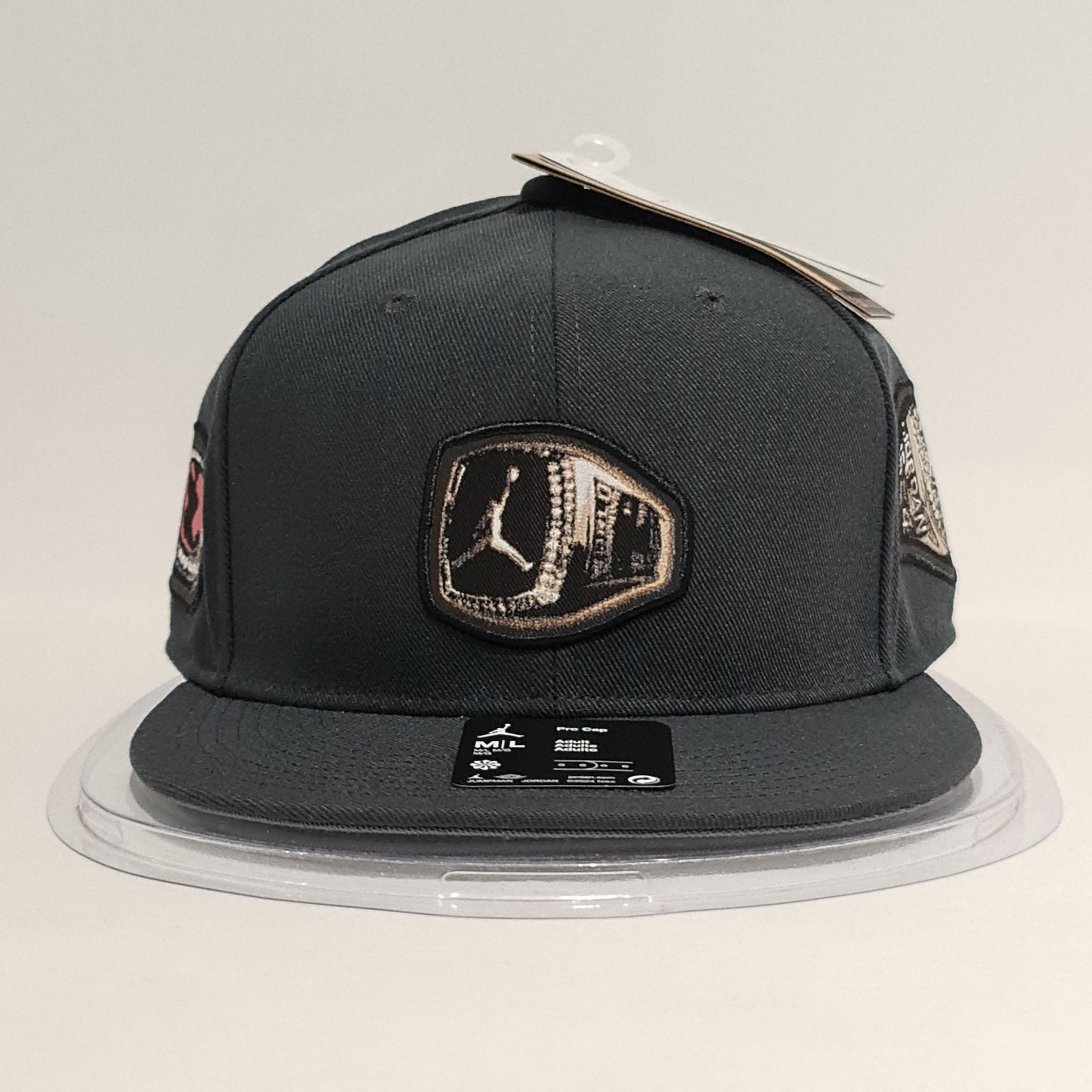 Jordan Brand Jordan Cap Snapback 'Flight MVP Champs Rings' Black Size ONE SIZE - 2 Thumbnail