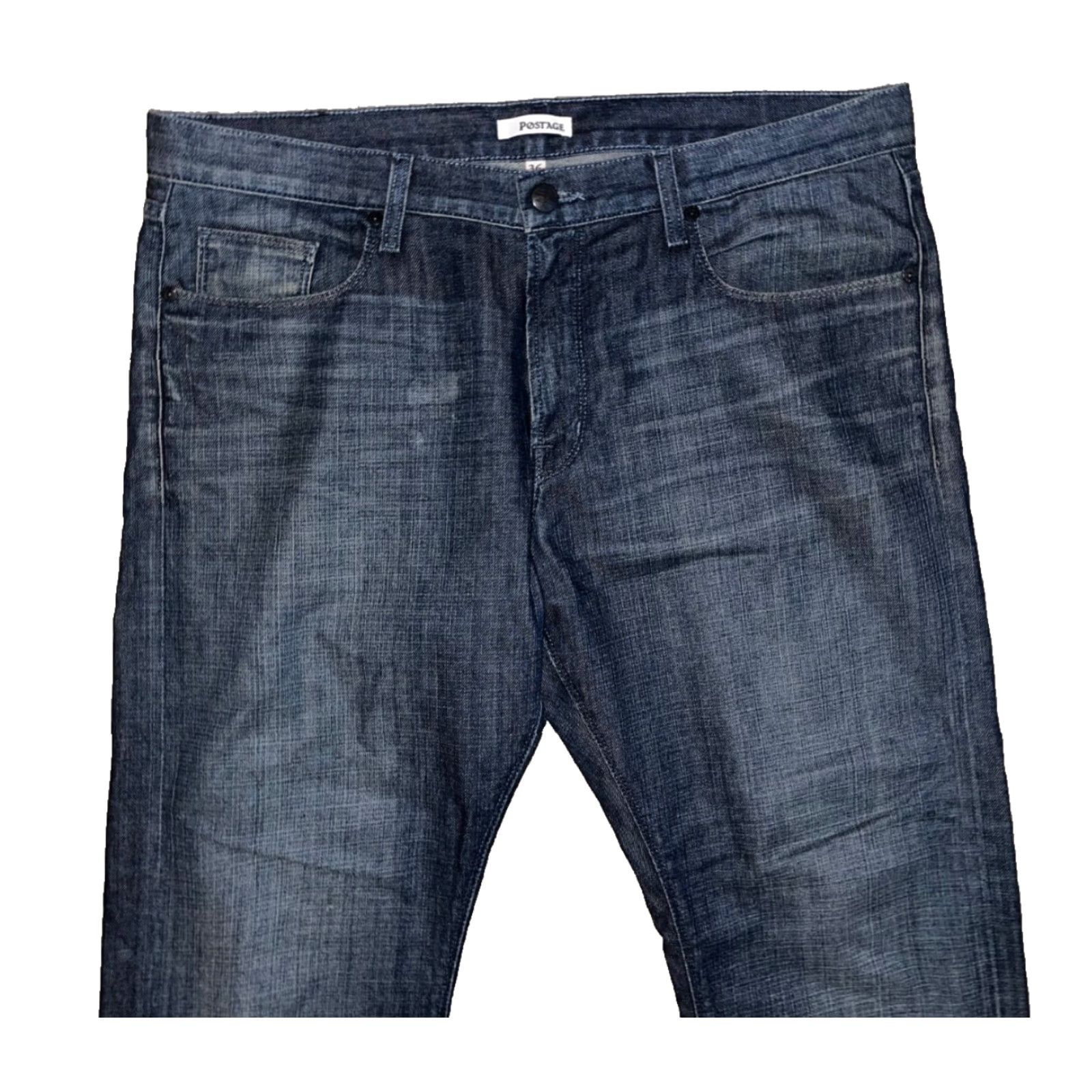 Denime VINTAGE Post’age Prescott 1244PD Jeans Selvedge Denim 36x30 Straight Fit Jeans Blue Mens Size US 36 / EU 52 - 5 Thumbnail