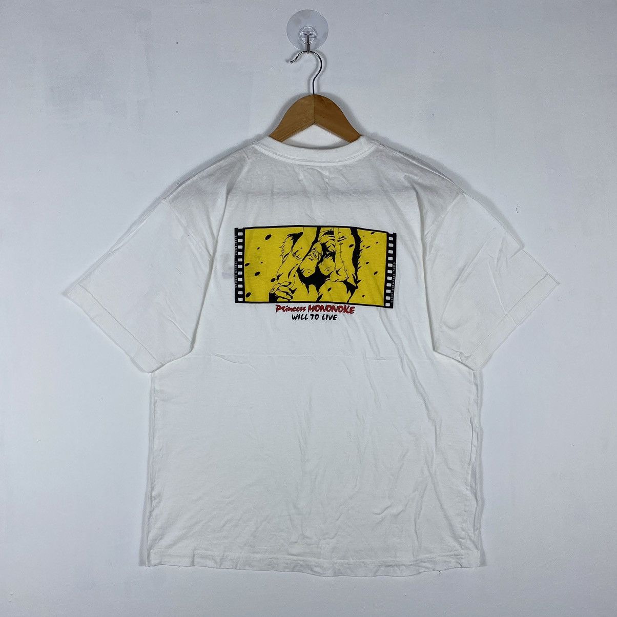 Anime Vintage 1997 PRINCESS MONONOKE Studio Ghibli Collection Tee Size US M / EU 48-50 / 2 - 2 Thumbnail