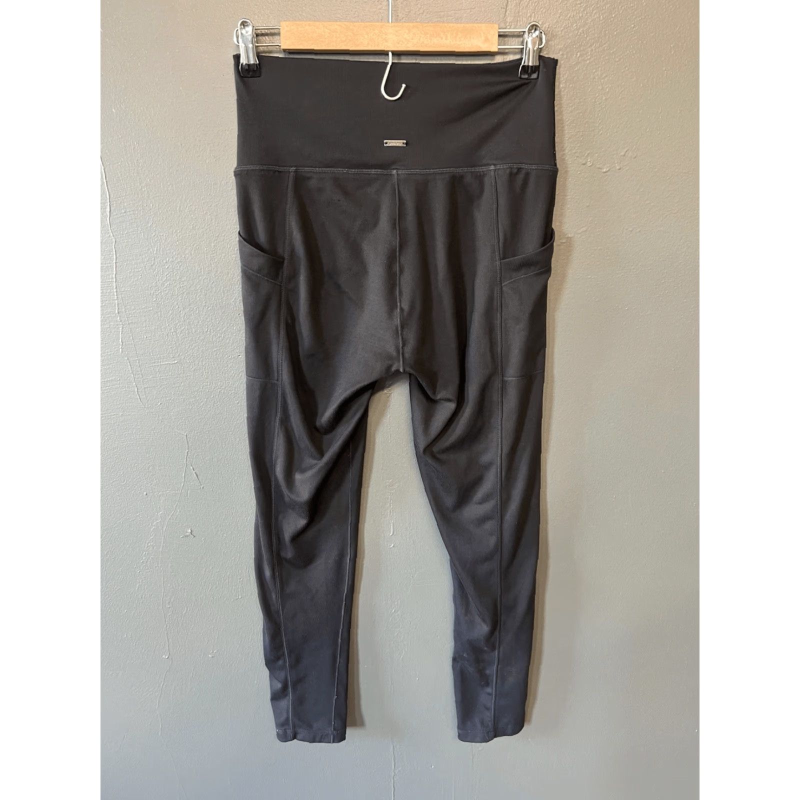 Prana Prana Leggings Black High Rise Performance Stretch Women’s Size Large Size 36" / US 14 / IT 50 - 3 Thumbnail