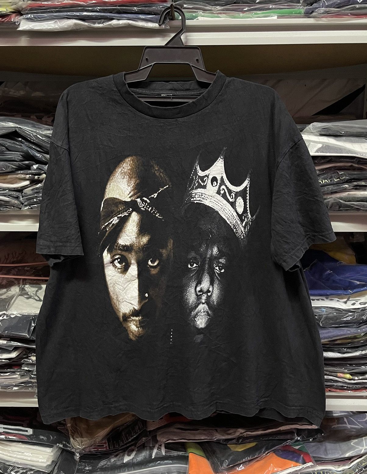 Band Tees 2Pac x Biggie " Come Out "🔥🔥🔥 Size US XXL / EU 58 / 5 - 1 Thumbnail