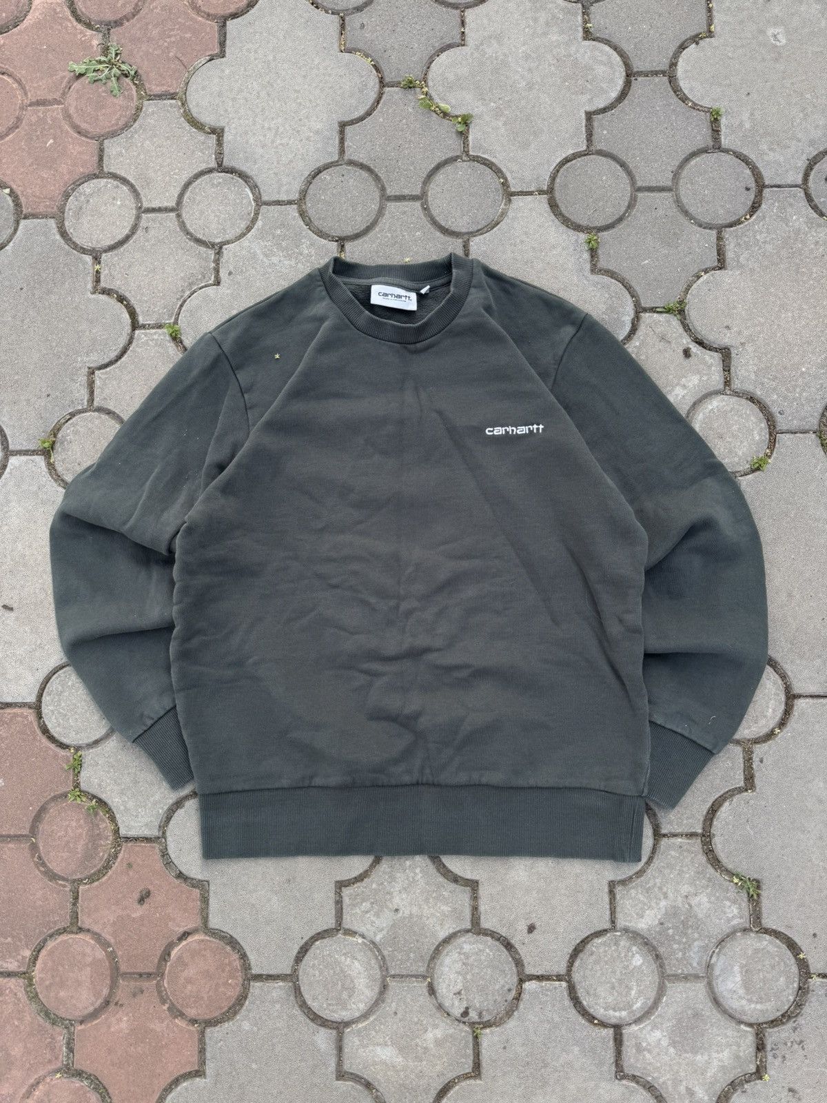 Carhartt Wip Carhartt Wip Script Logo Sweatshirt Size US S / EU 44-46 / 1 - 1 Thumbnail