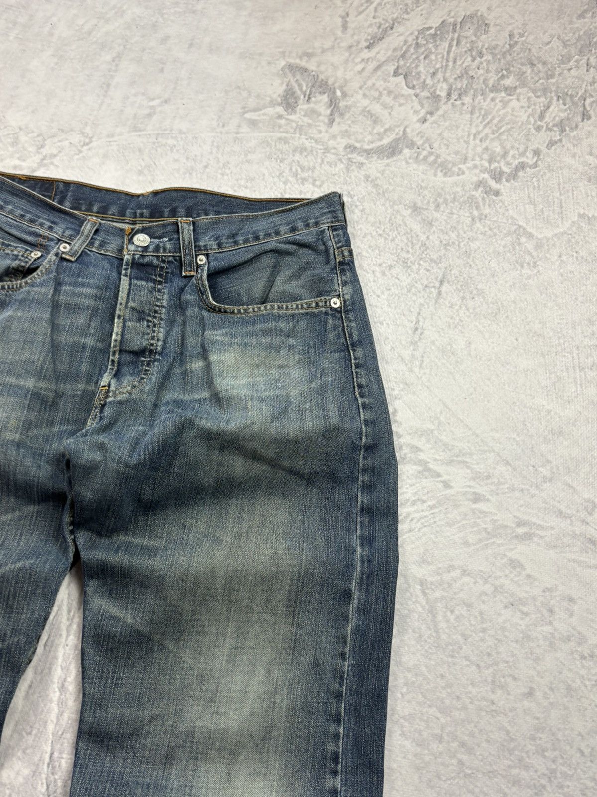 Levi's VINTAGE LEVIS 758 DENIM WASHED PANTS RETRO Size US 32 / EU 48 - 2 Thumbnail