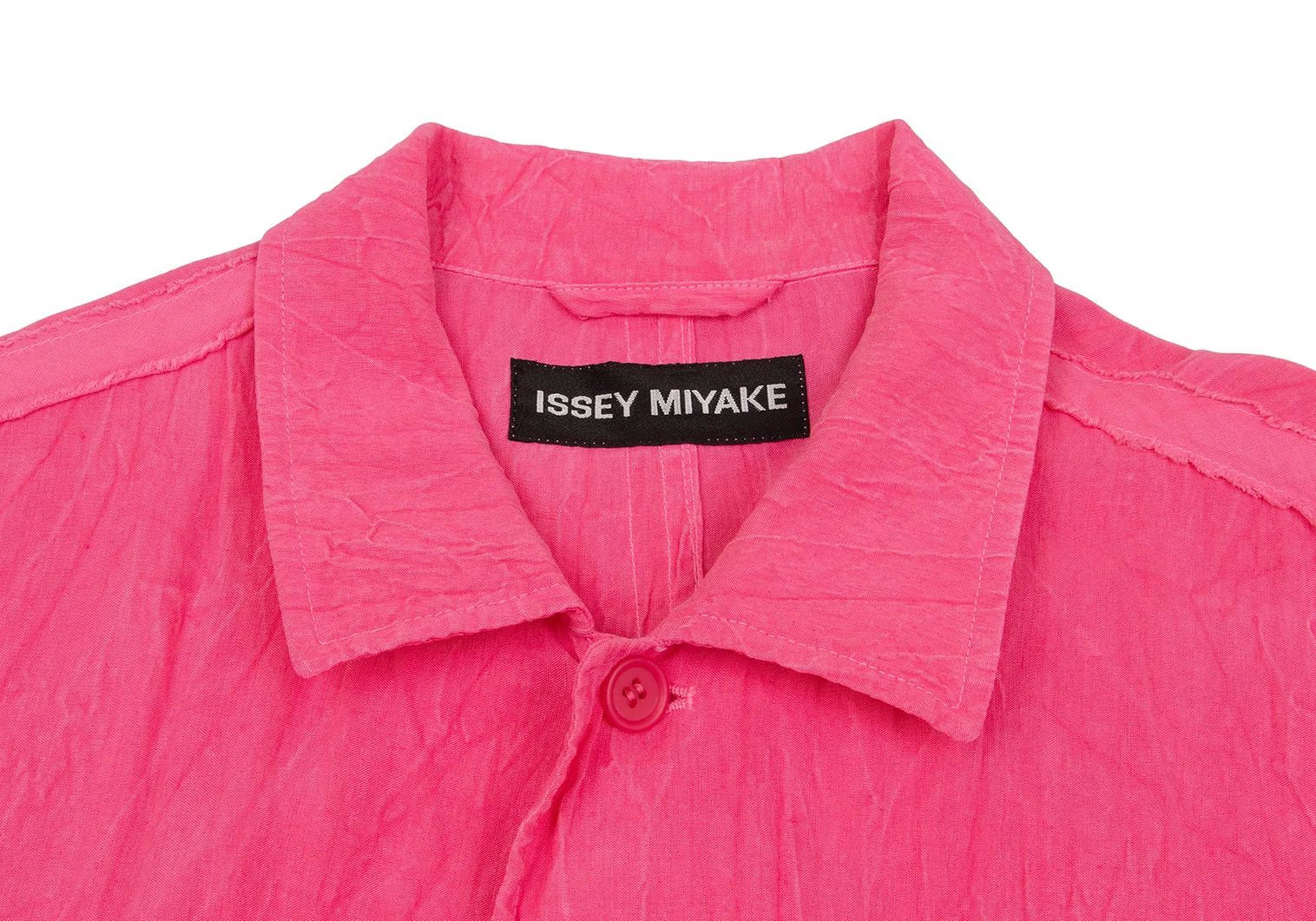 Issey Miyake Pink Pleated Tape Design Jacket in Good Condition Size US L / EU 52-54 / 3 - 6 Thumbnail