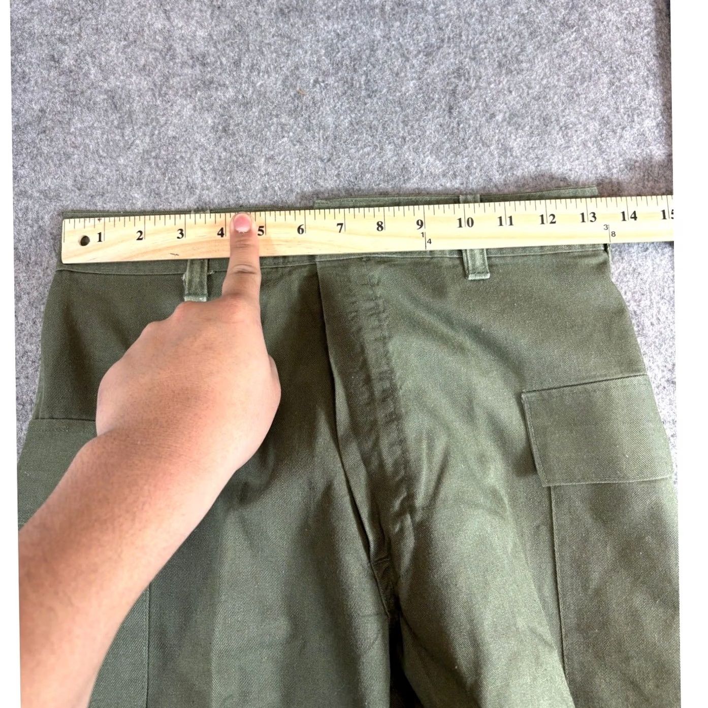 Vintage VINTAGE M-47 Cargo Pants Mens 26 Green Baggy Combat Utility Military Hat? Size US 26 / EU 42 - 7 Thumbnail
