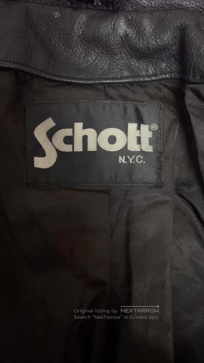 Schott Schott Motorcycle leather coat Size US M / EU 48-50 / 2 - 5 Thumbnail