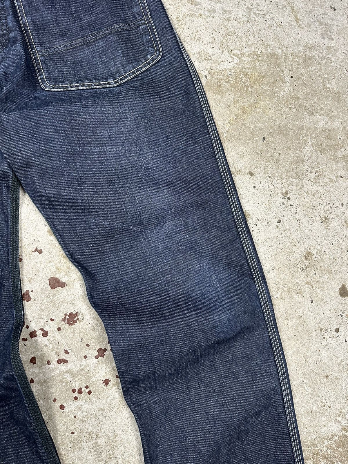 Diesel Vintage Y2K Diesel Big Pockets Navy Jeans Denim Pants Size US 33 - 6 Thumbnail