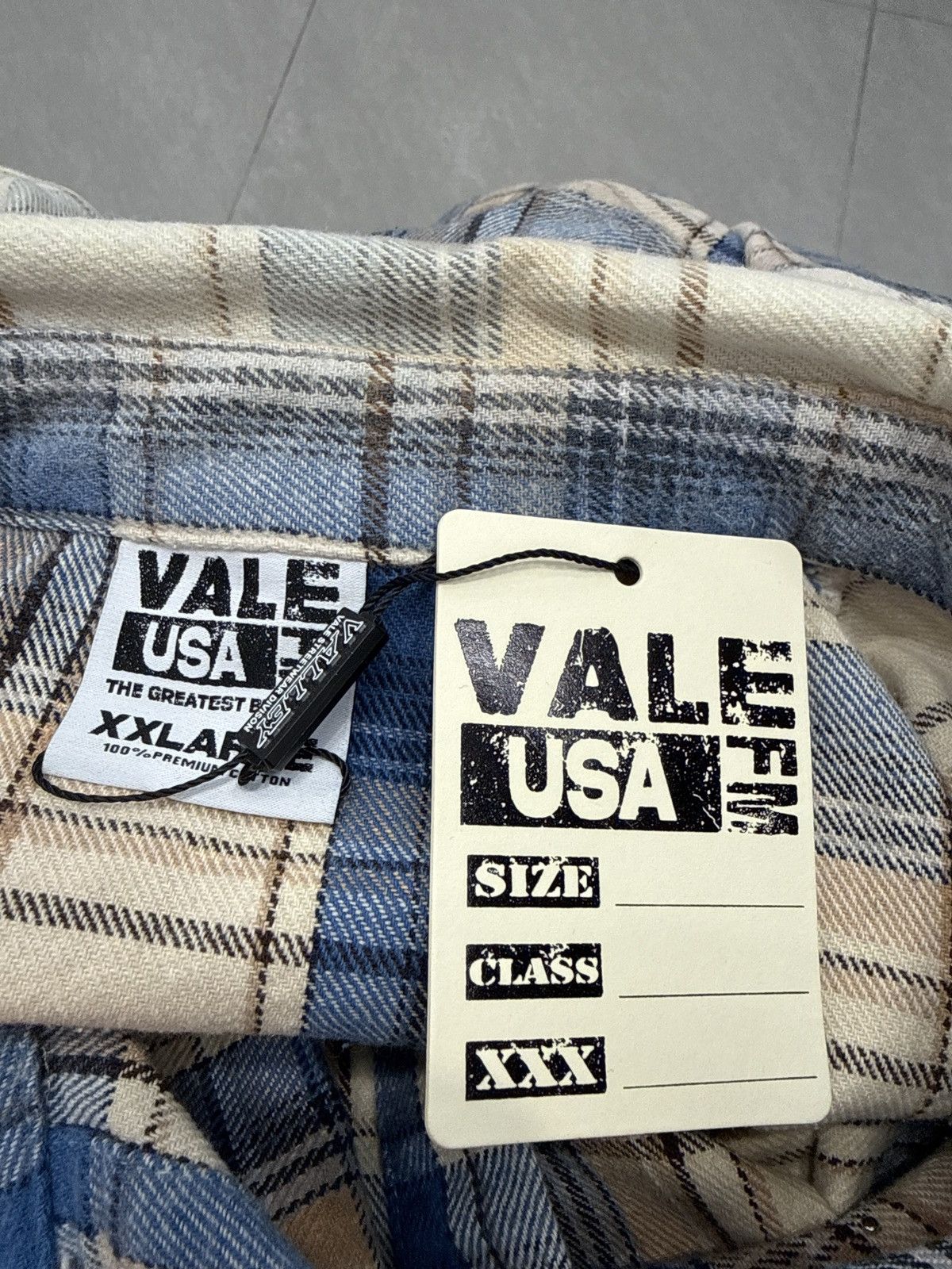 Vale Vale Forever Flannel Skyfall Cream Blue Size US XXL / EU 58 / 5 - 2 Thumbnail