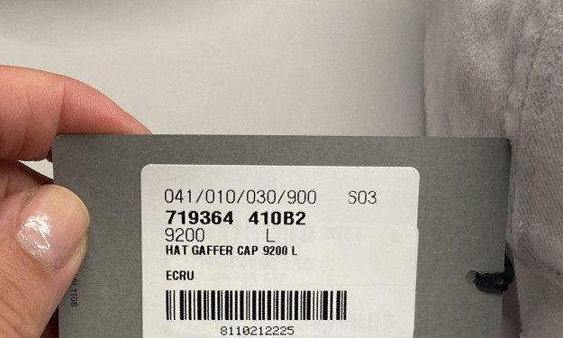 Balenciaga o1in1g0924 Size: L / Gaffer Cap in White Size ONE SIZE - 5 Thumbnail