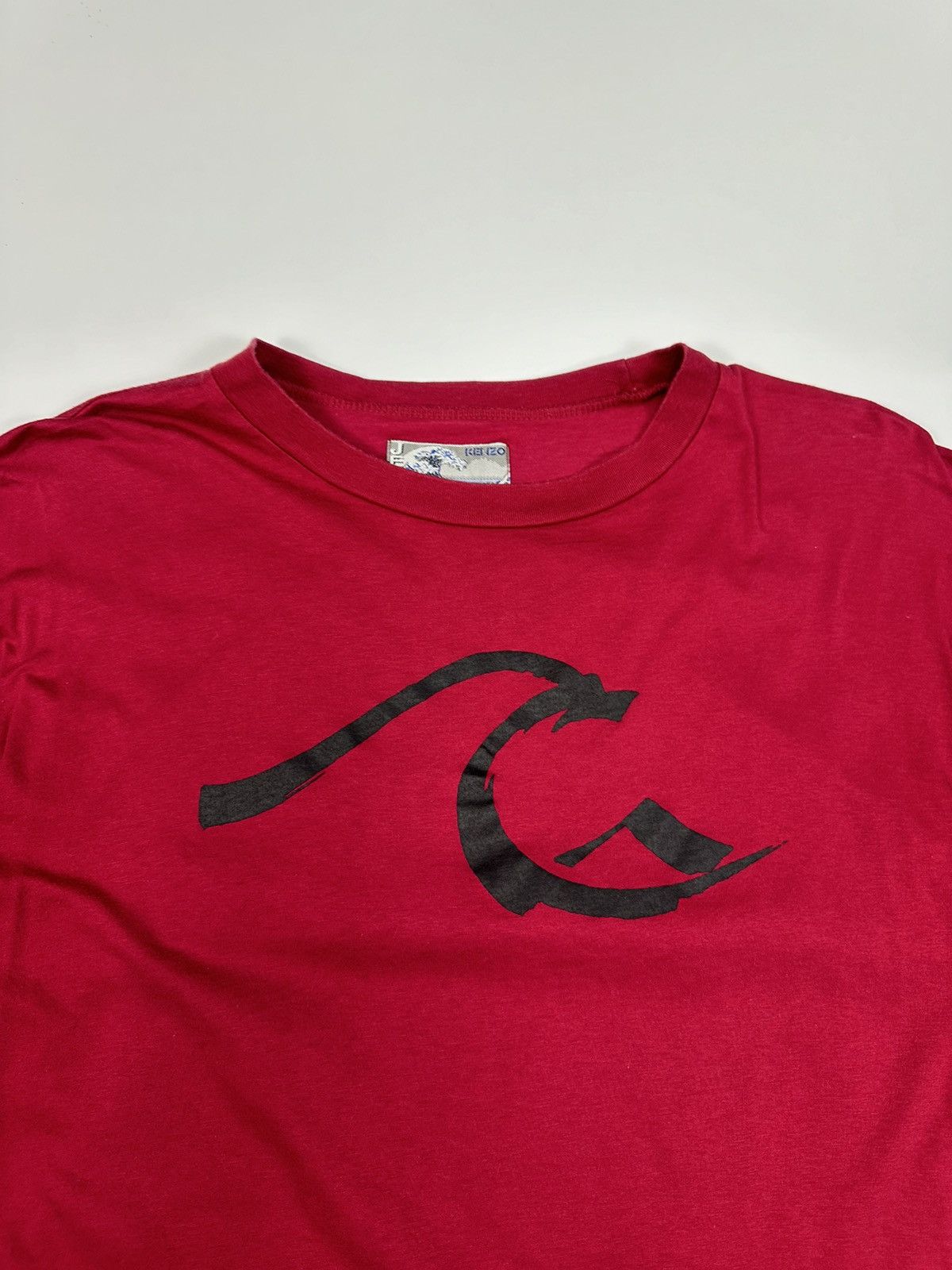 Kenzo × Vintage Vintage Kenzo Logo Crop Shirt A632 Size US M / EU 48-50 / 2 - 2 Thumbnail